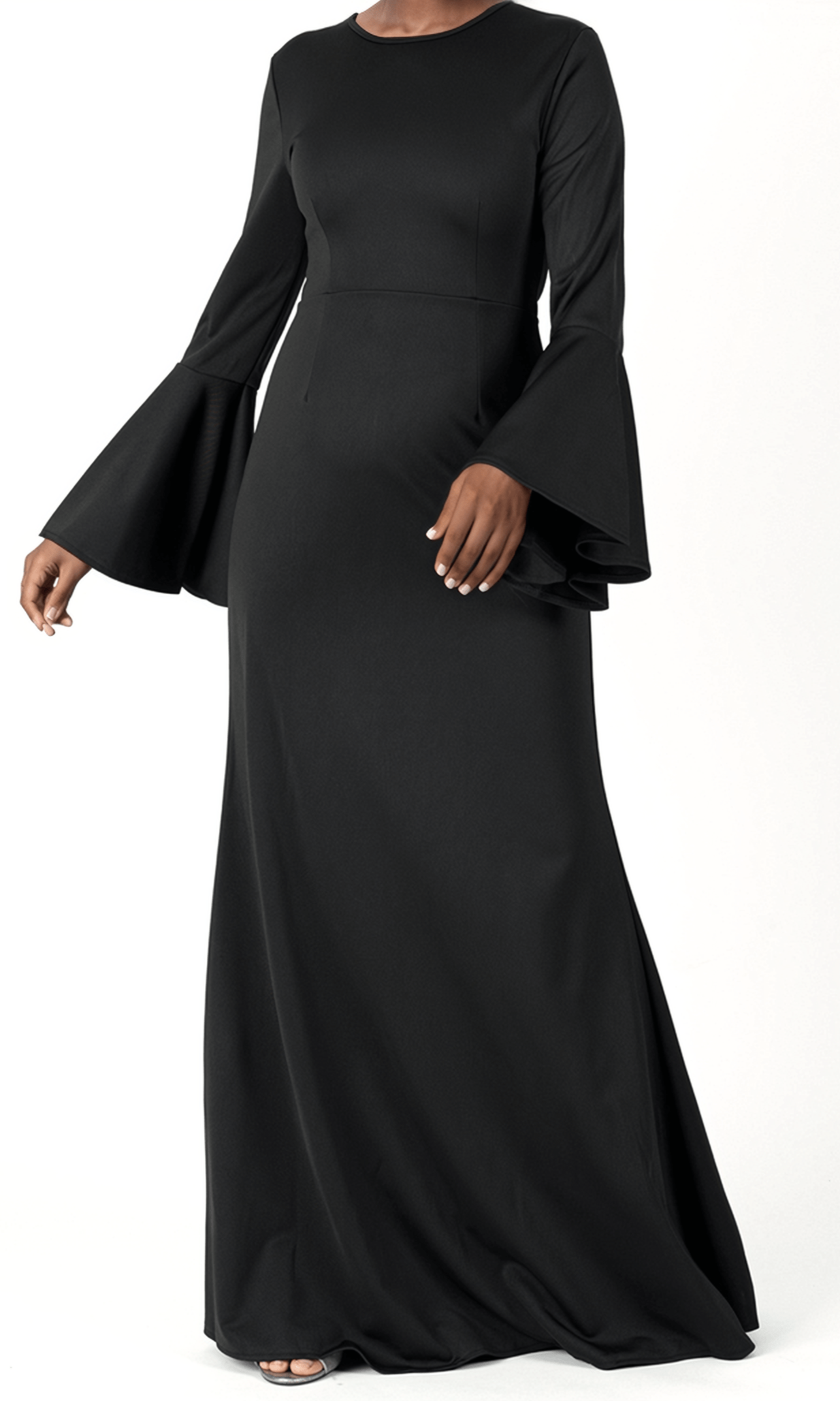 Modest Bell Sleeve Pencil Dress Kabayare
