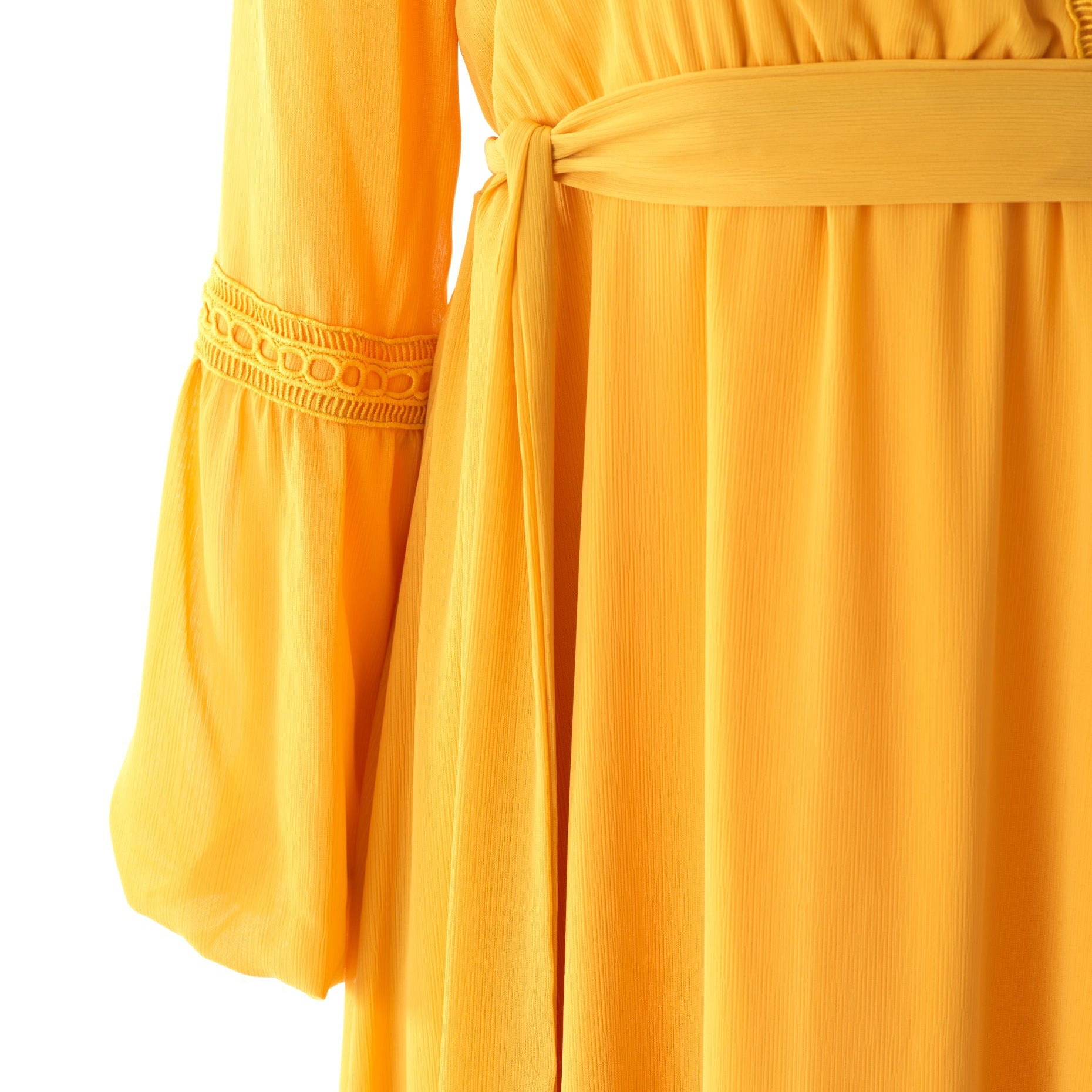 Modest dress Ayesha v-neck lace details Kabayare