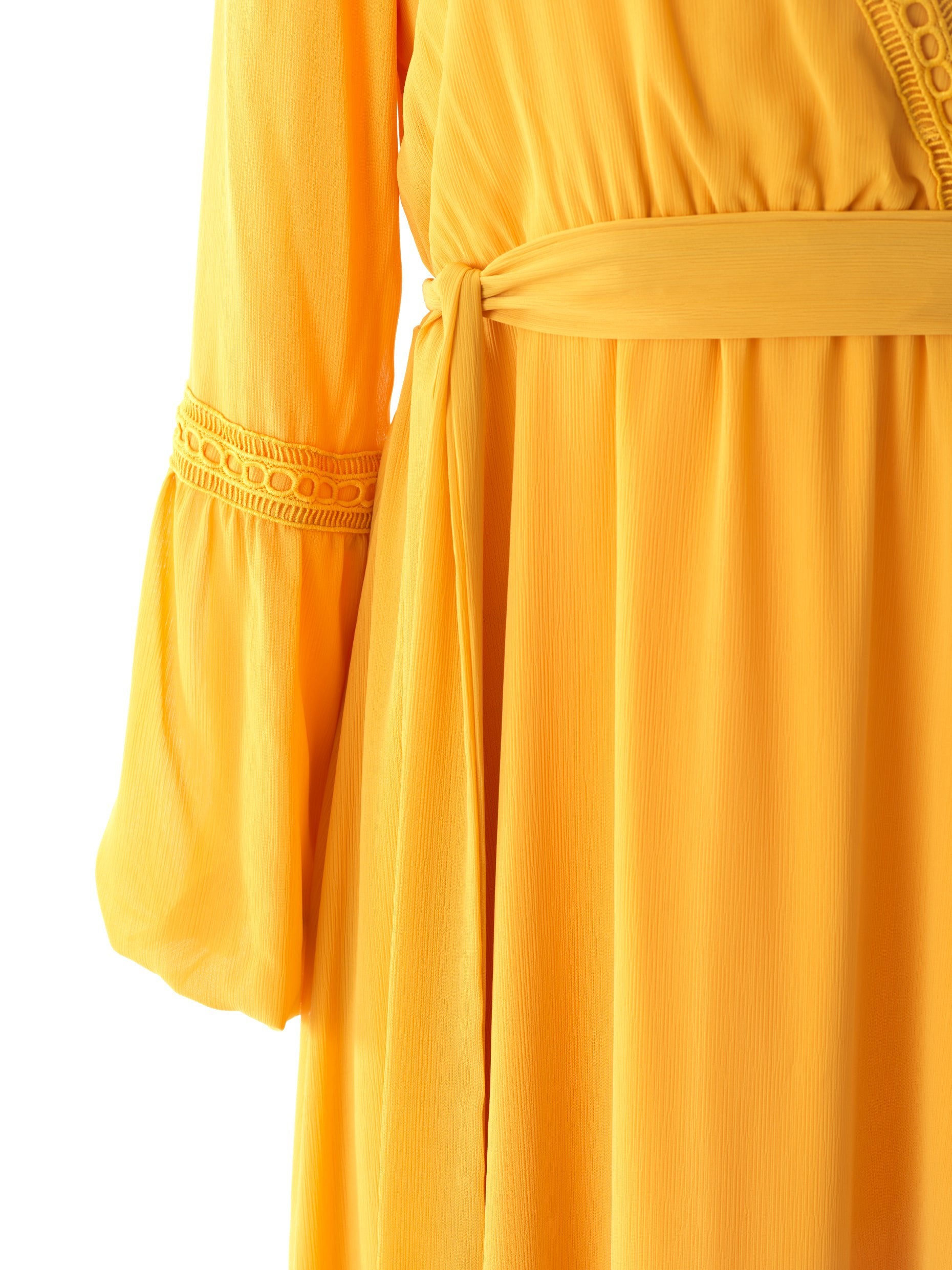 Modest dress Ayesha v-neck lace details Kabayare