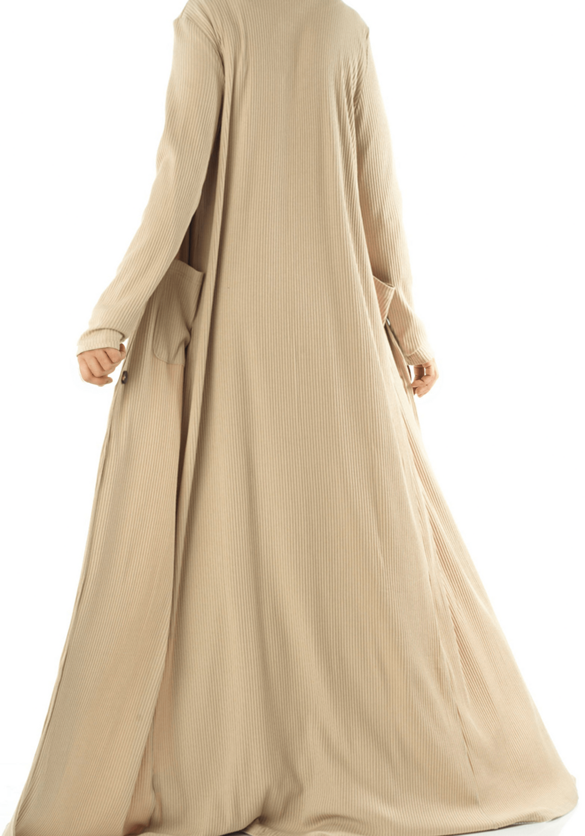 Modest dress Nude unparalleled elegance matching set Kabayare