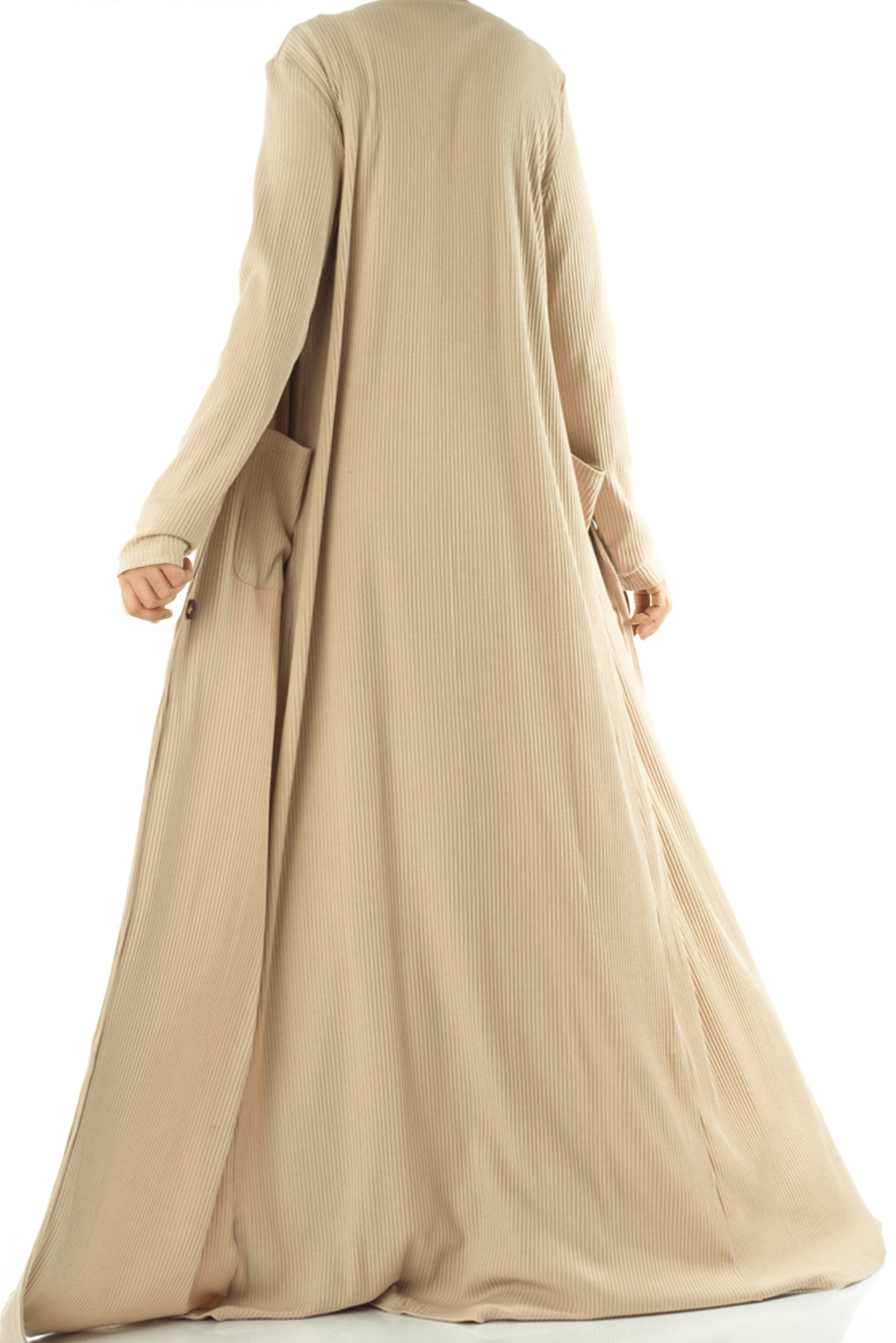 Modest dress Nude unparalleled elegance matching set Kabayare