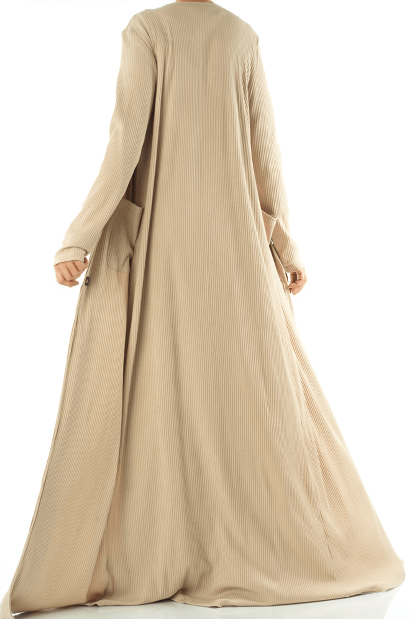 Modest dress Nude unparalleled elegance matching set Kabayare