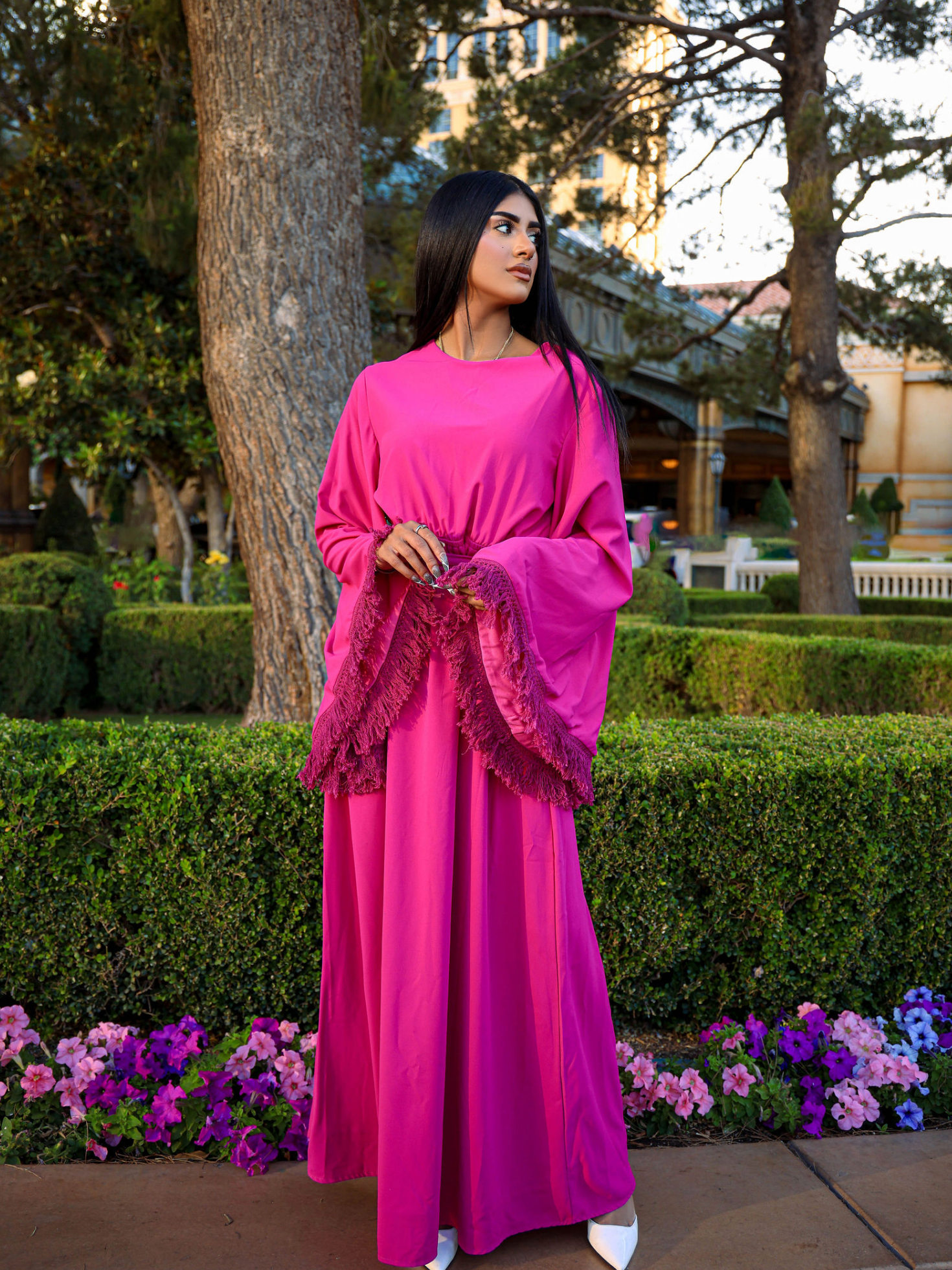 Modest maxi dress Be captivated in tassel Kabayare