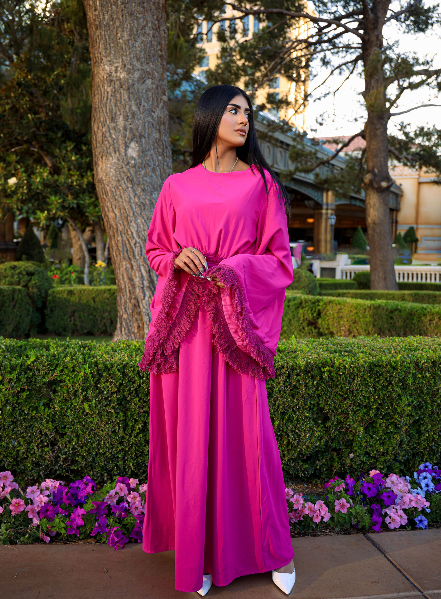 Modest maxi dress Be captivated in tassel Kabayare