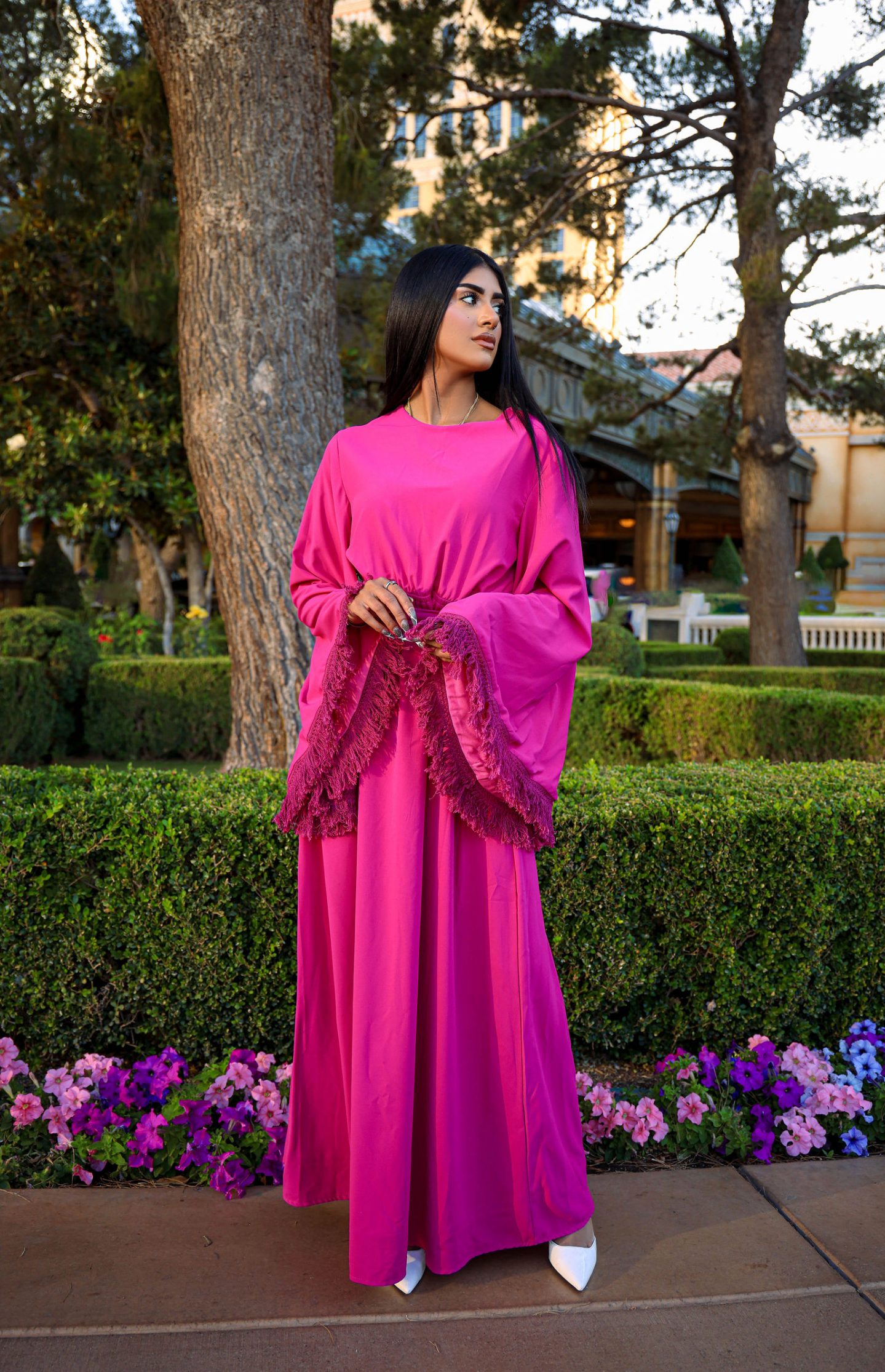 Modest maxi dress Be captivated in tassel Kabayare