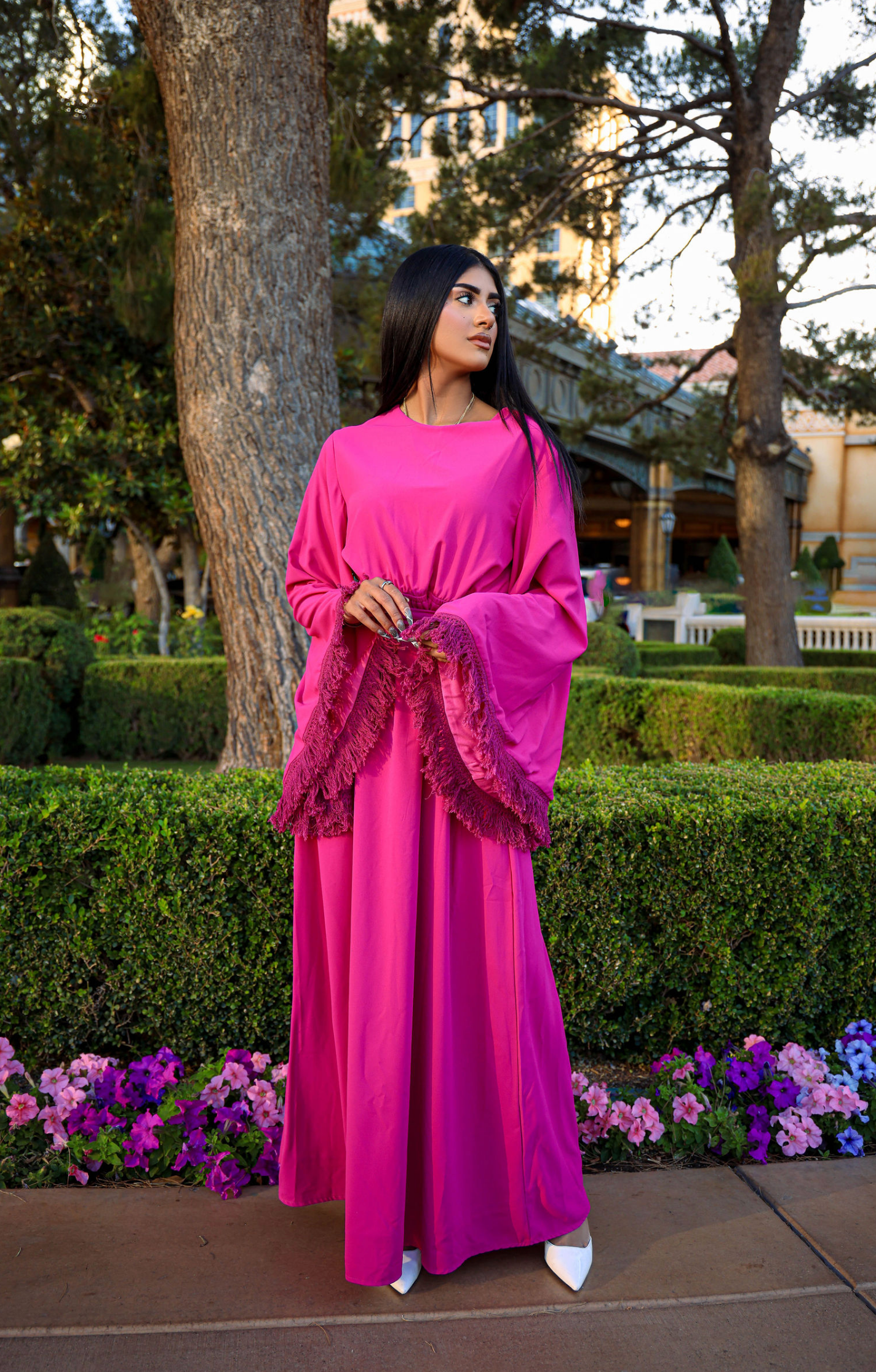 Modest maxi dress Be captivated in tassel Kabayare