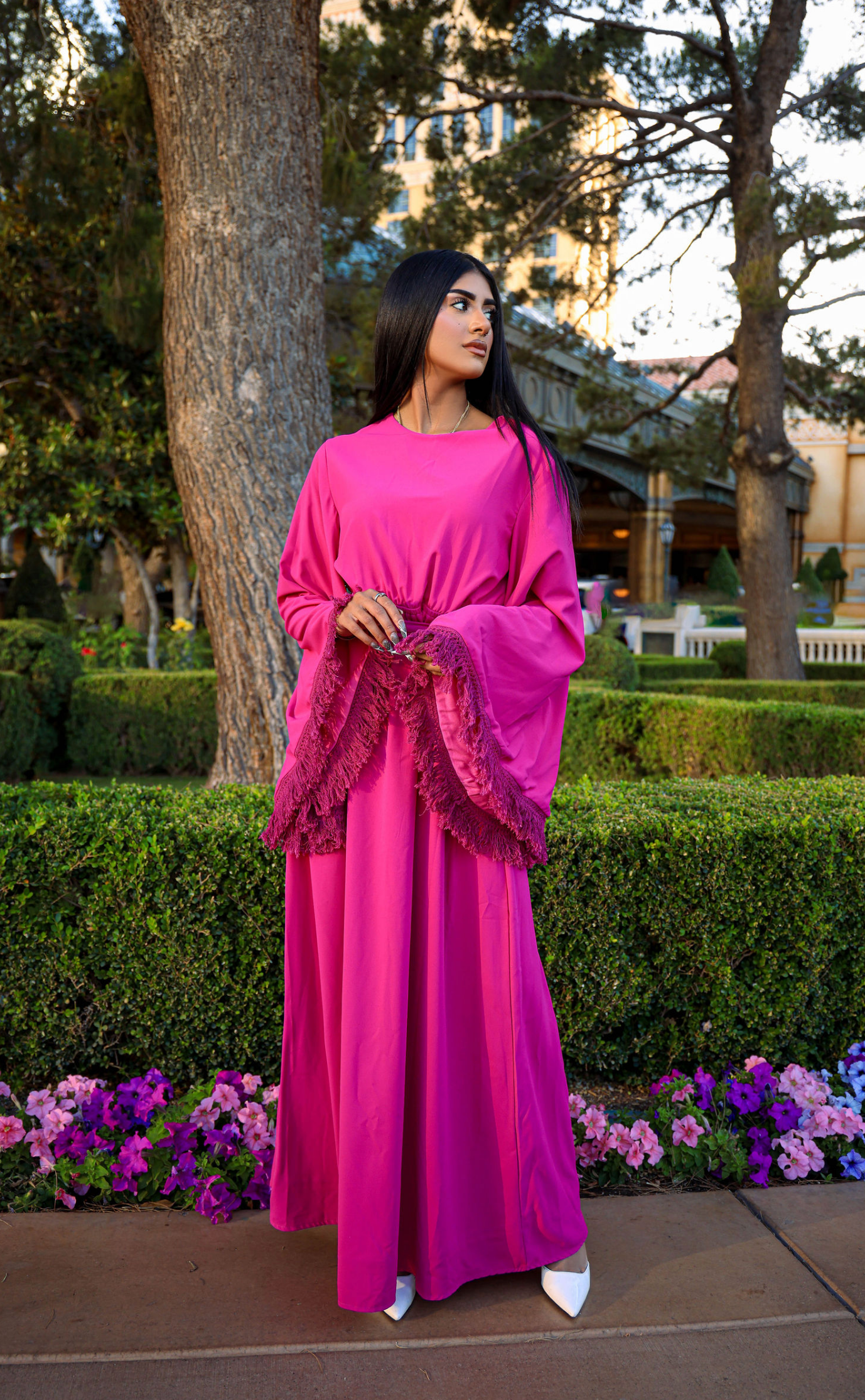 Modest maxi dress Be captivated in tassel Kabayare