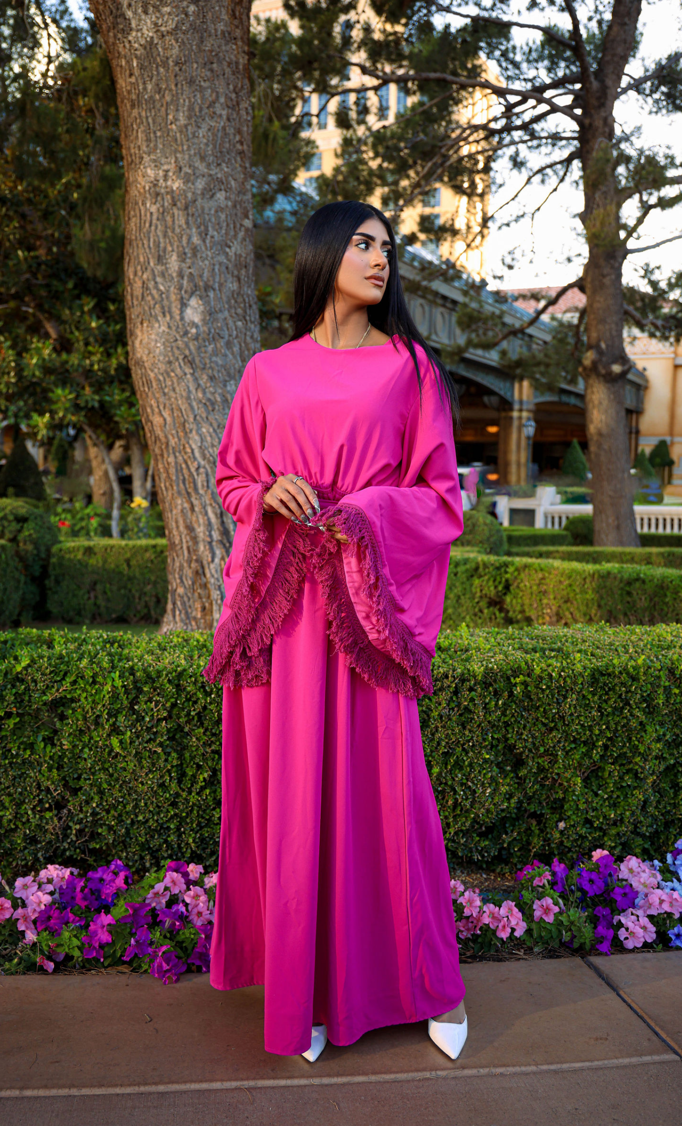 Modest maxi dress Be captivated in tassel Kabayare