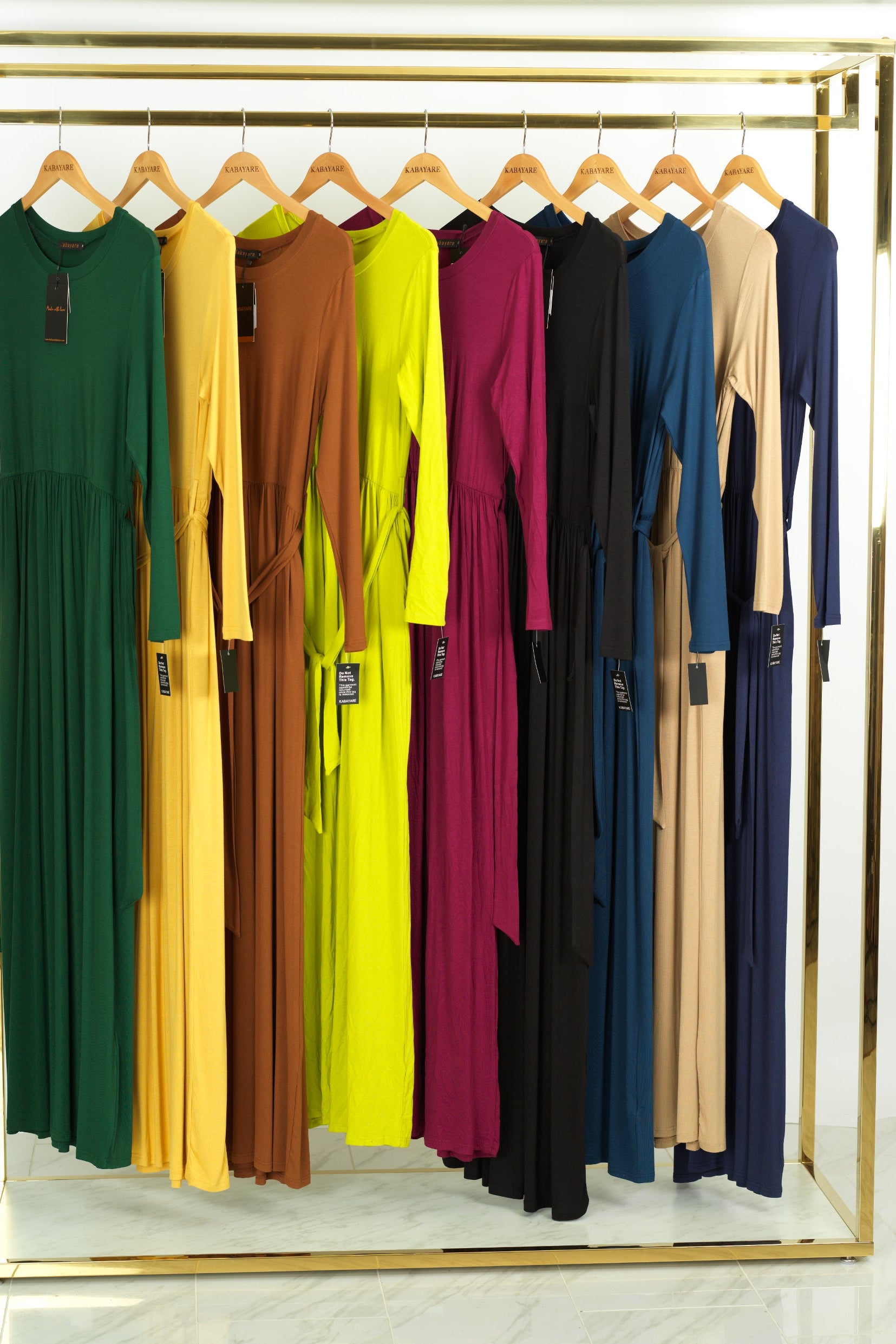 Modest maxi dress Cotton Candy Jersey Kabayare