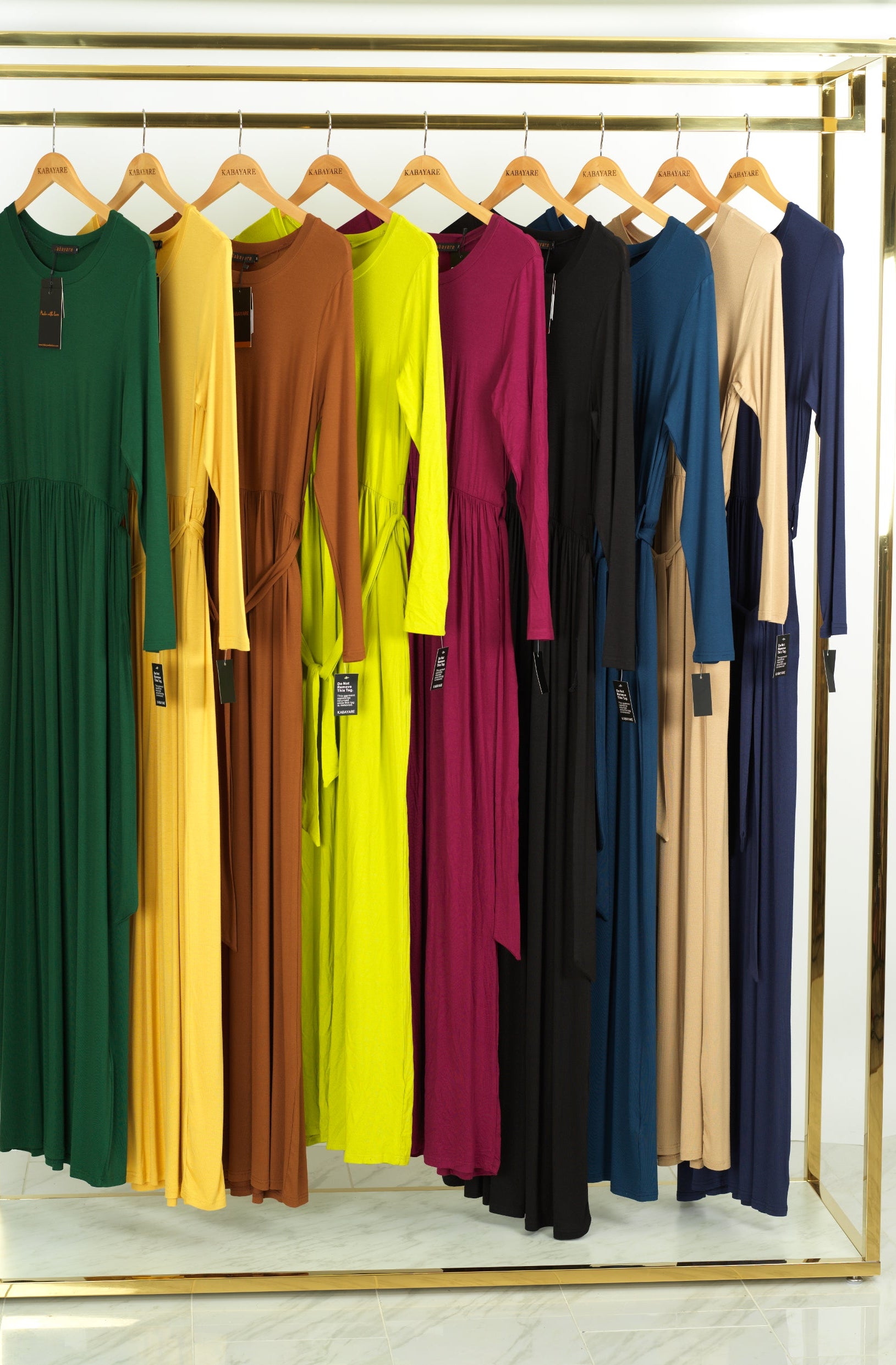 Modest maxi dress Cotton Candy Jersey Kabayare