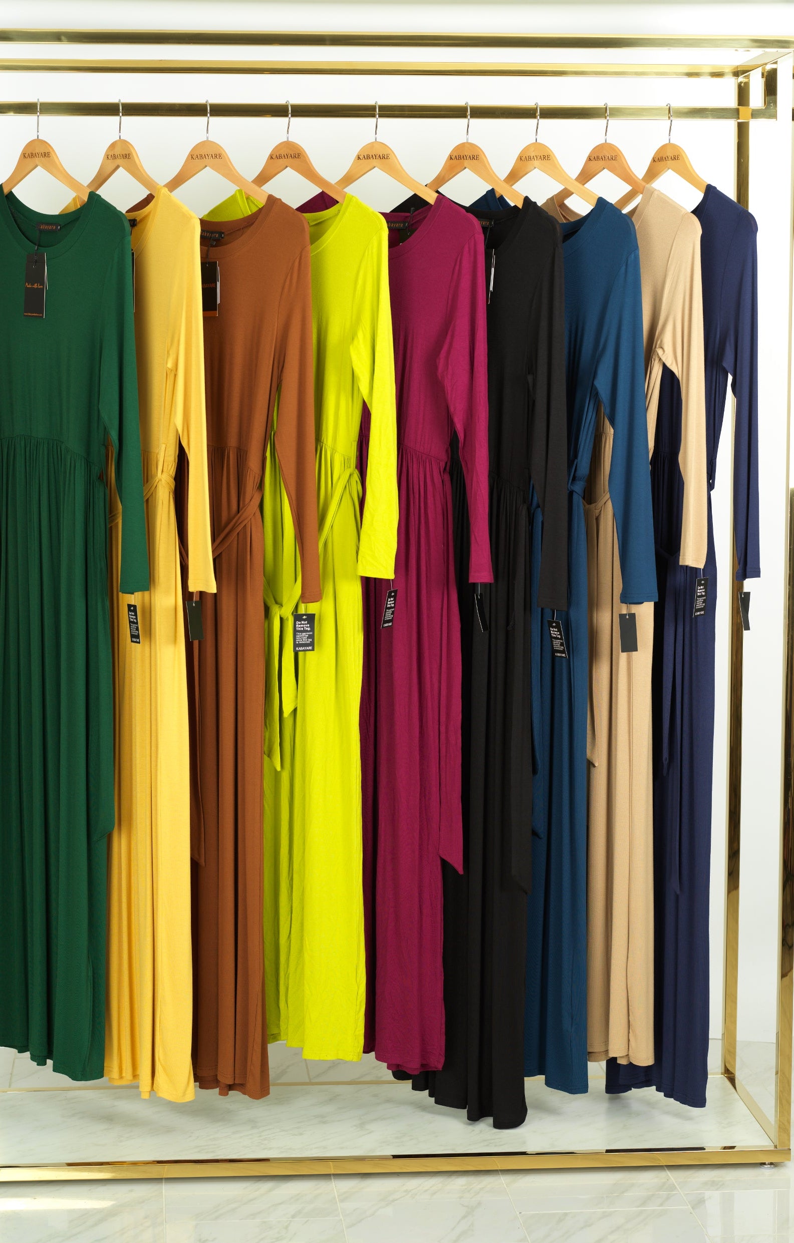 Modest maxi dress Cotton Candy Jersey Kabayare