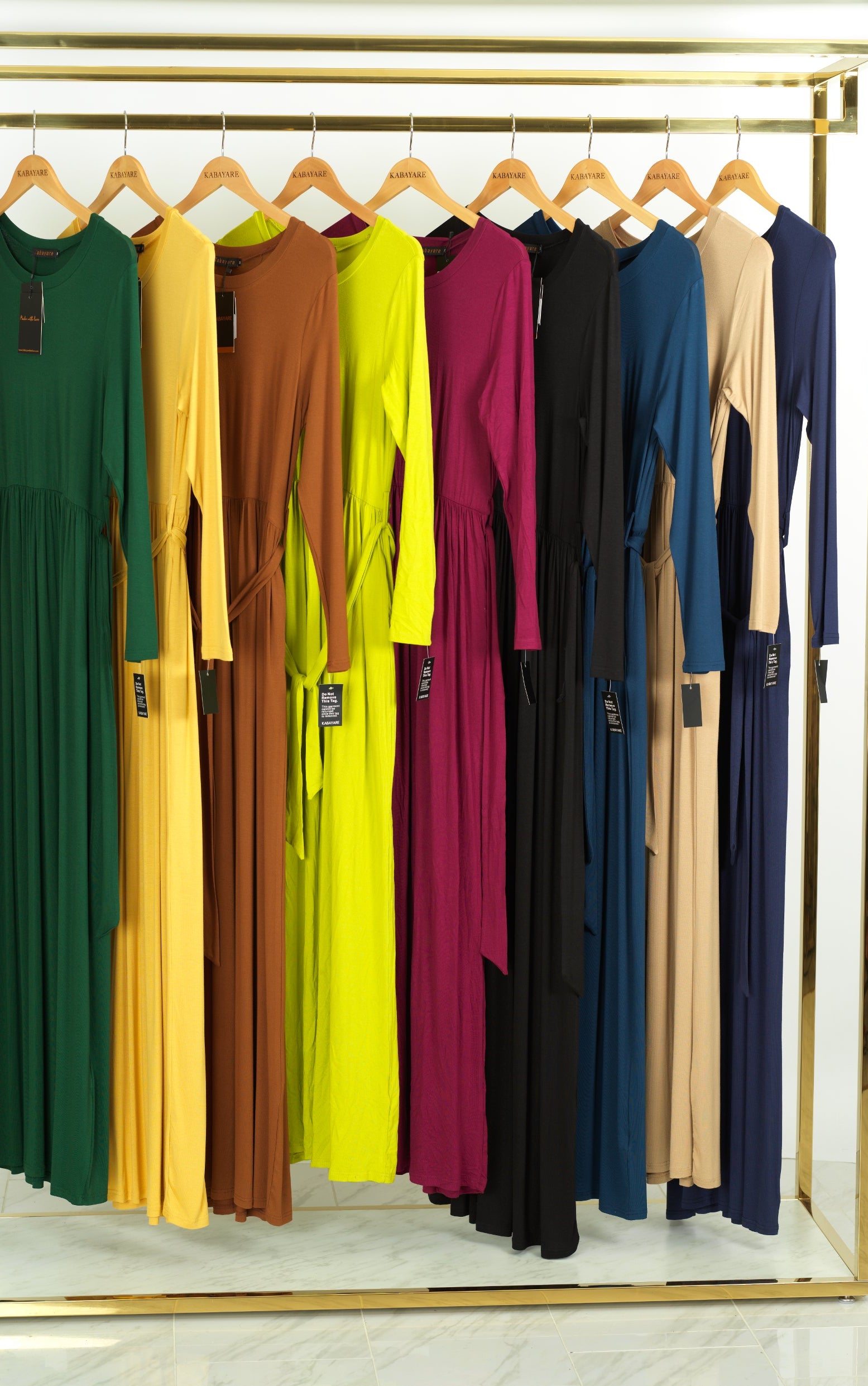 Modest maxi dress Cotton Candy Jersey Kabayare