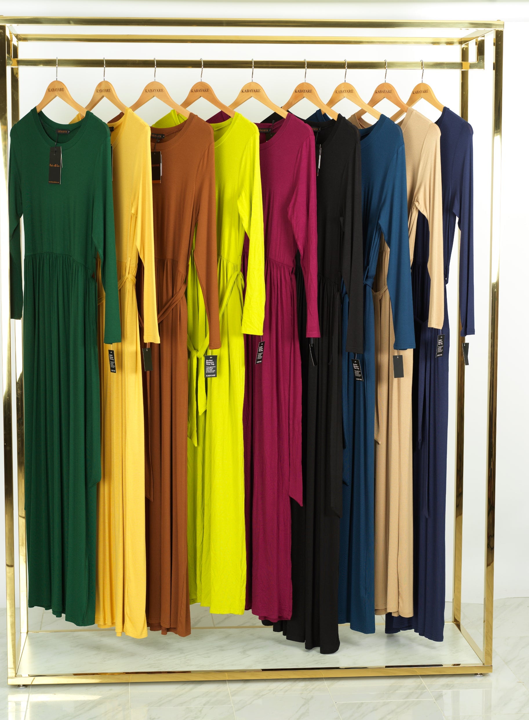 Modest maxi dress Cotton Candy Jersey Kabayare
