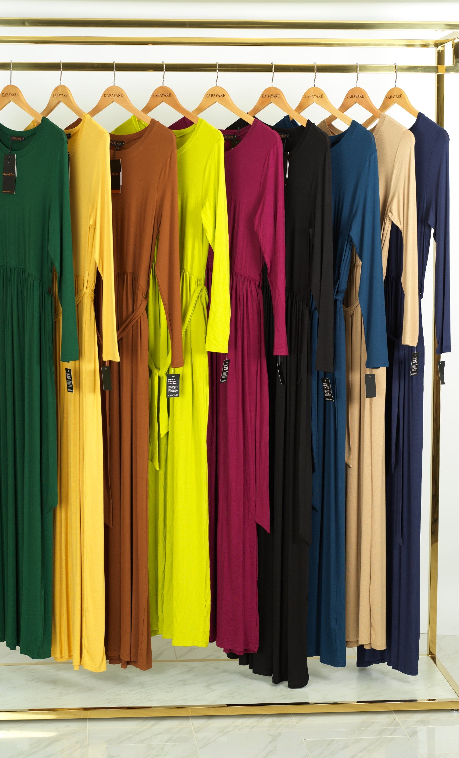 Modest maxi dress Cotton Candy Jersey Kabayare