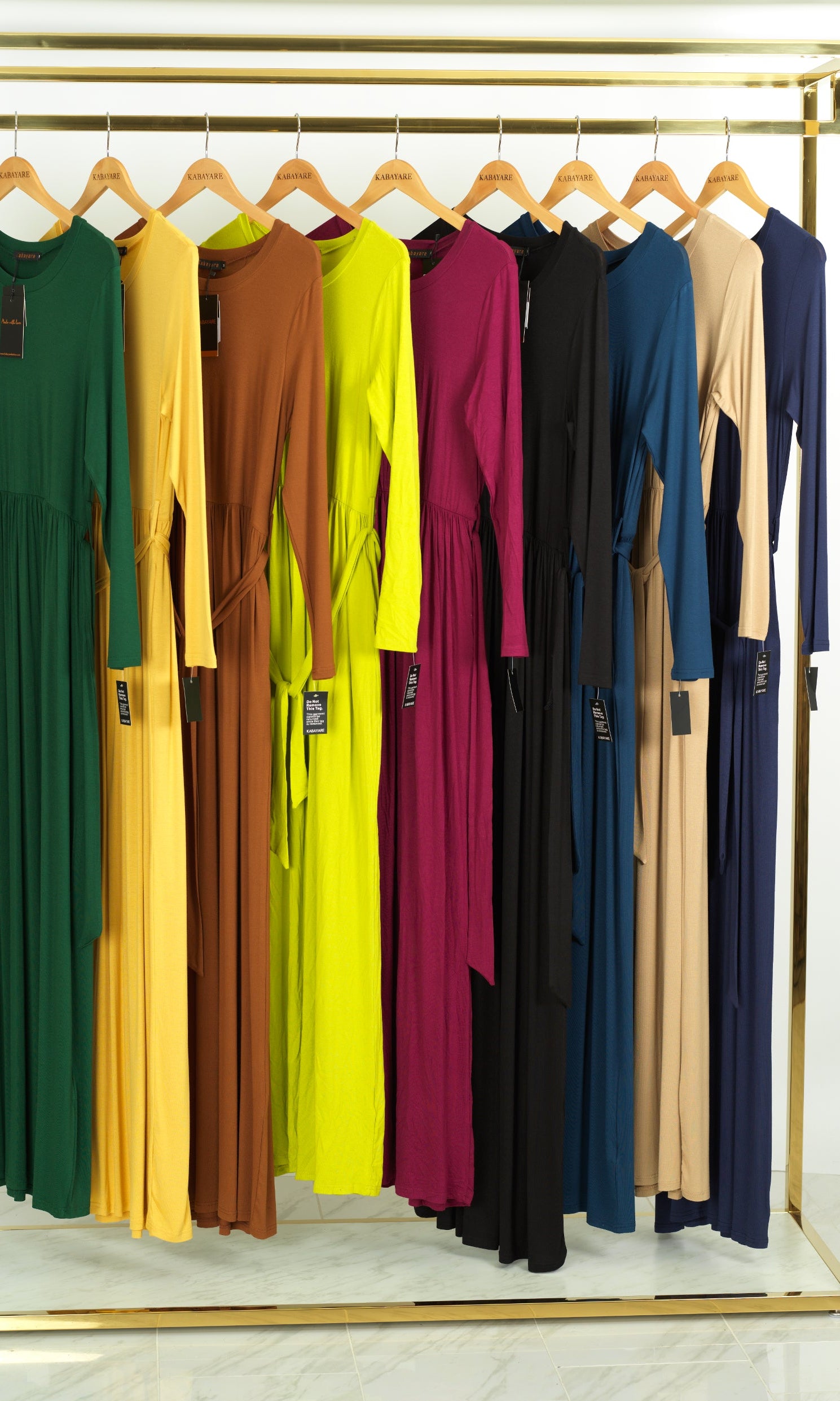 Modest maxi dress Cotton Candy Jersey Kabayare