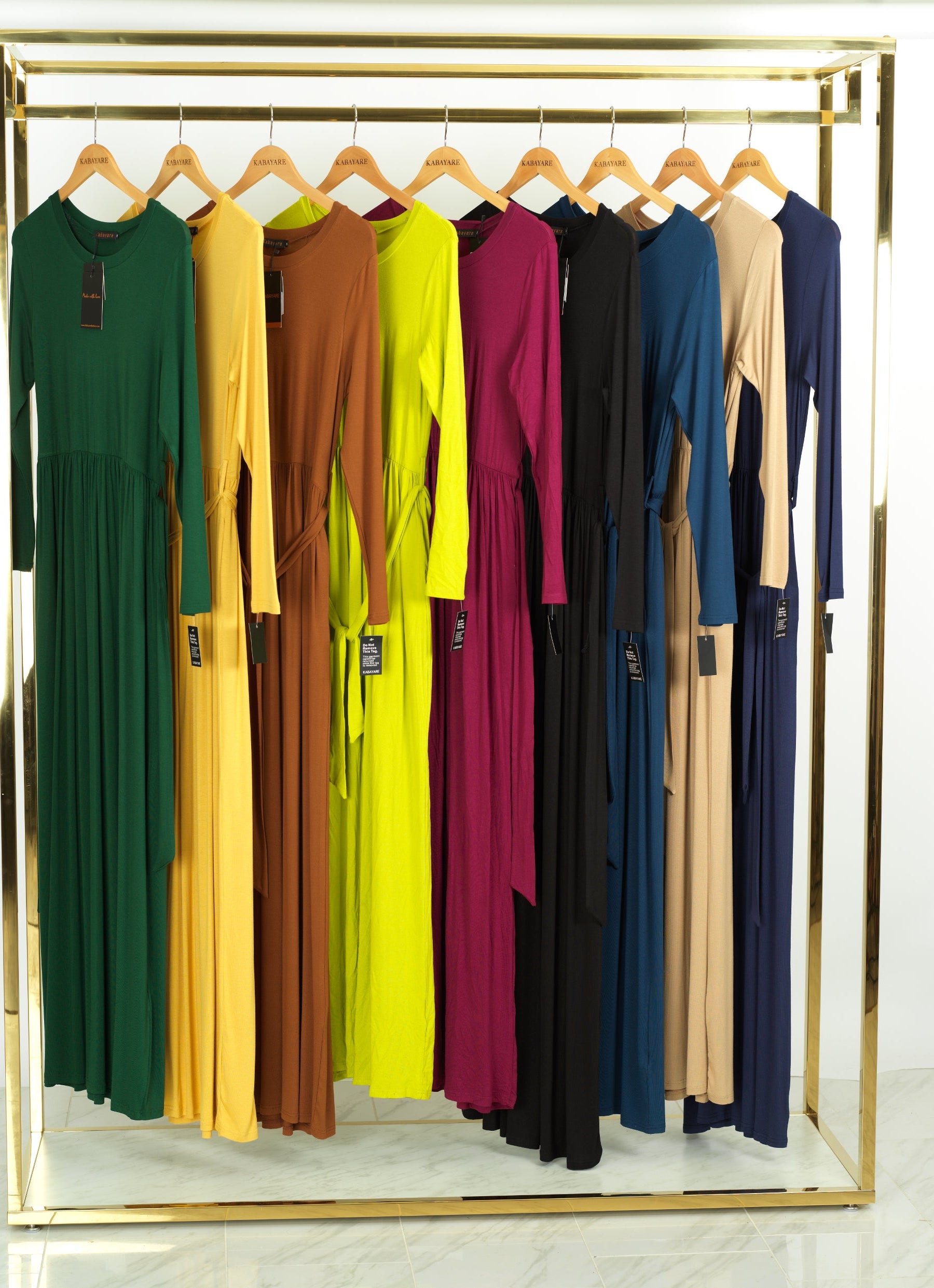 Modest maxi dress Cotton Candy Jersey Kabayare