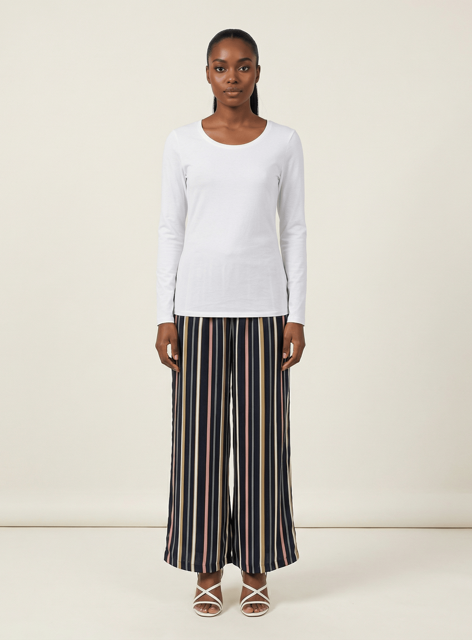 Multi color STRIPE PANTS Kabayare