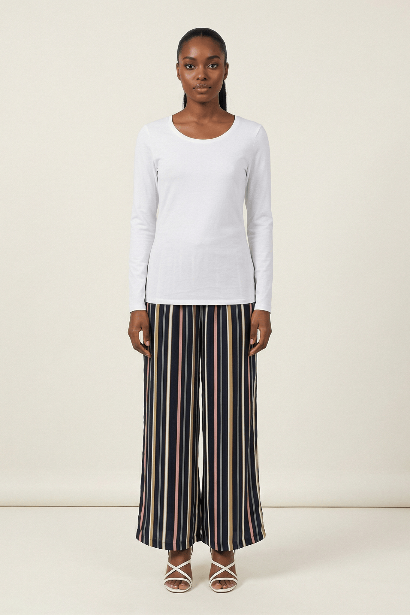 Multi color STRIPE PANTS Kabayare