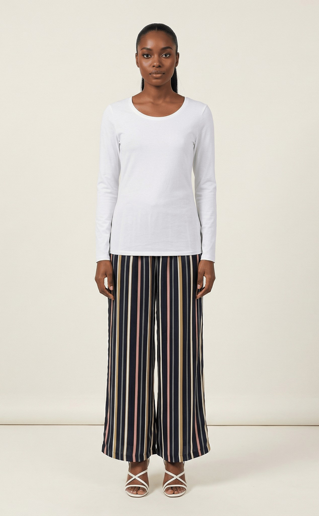 Multi color STRIPE PANTS Kabayare