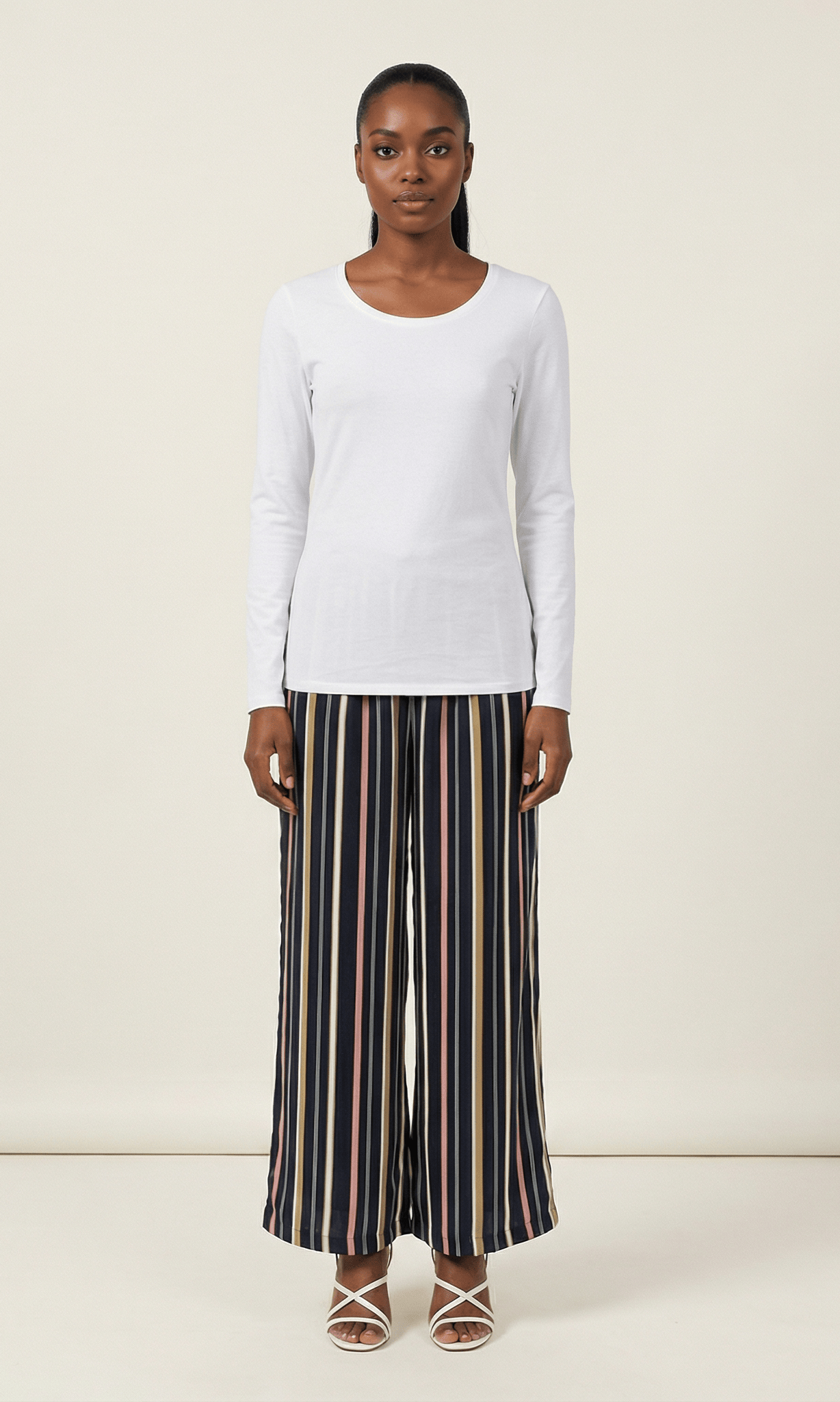 Multi color STRIPE PANTS Kabayare