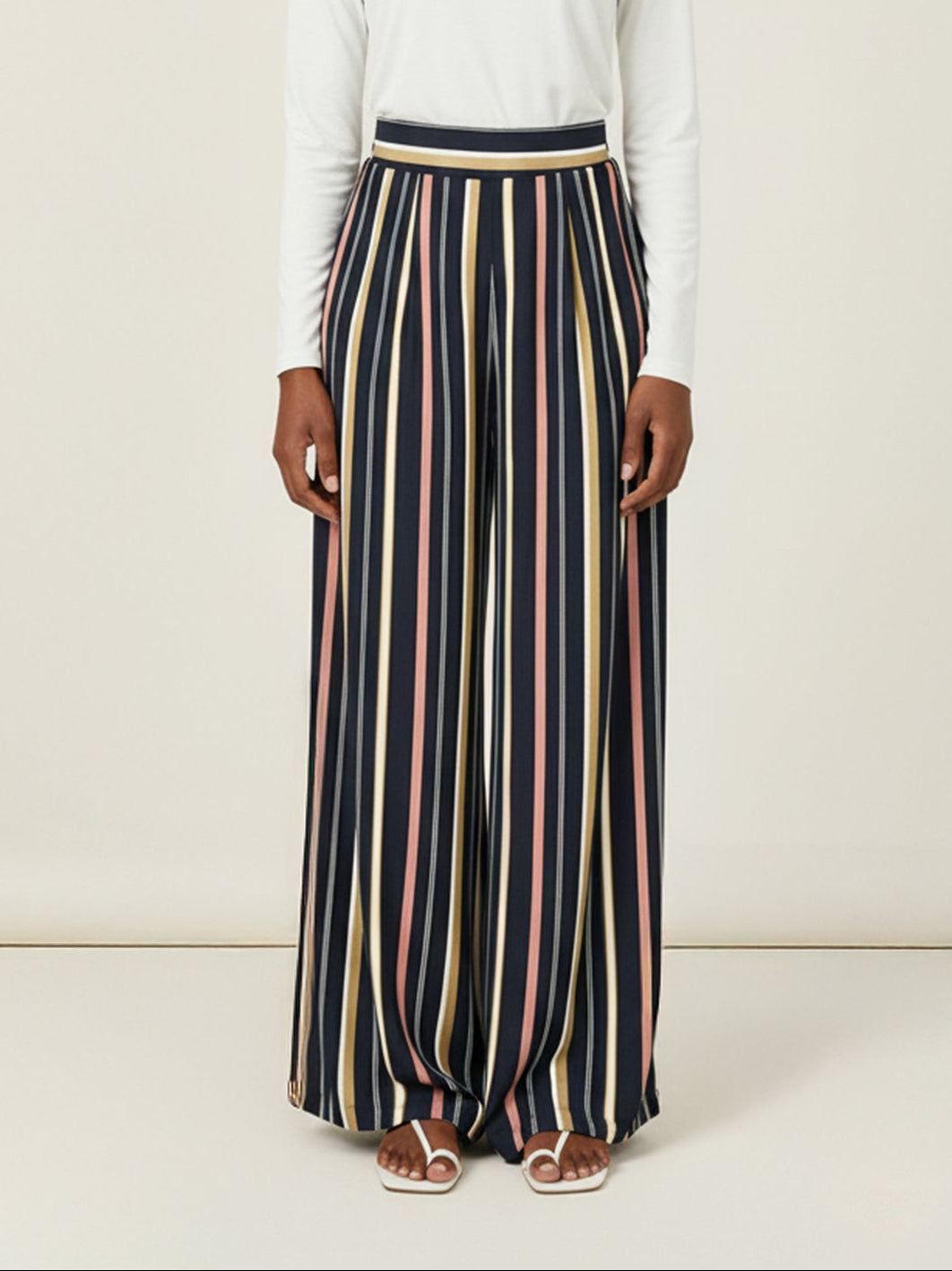 Multi color STRIPE PANTS Kabayare