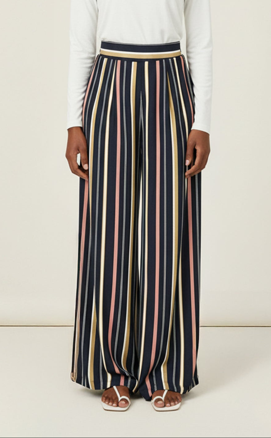 Multi color STRIPE PANTS Kabayare