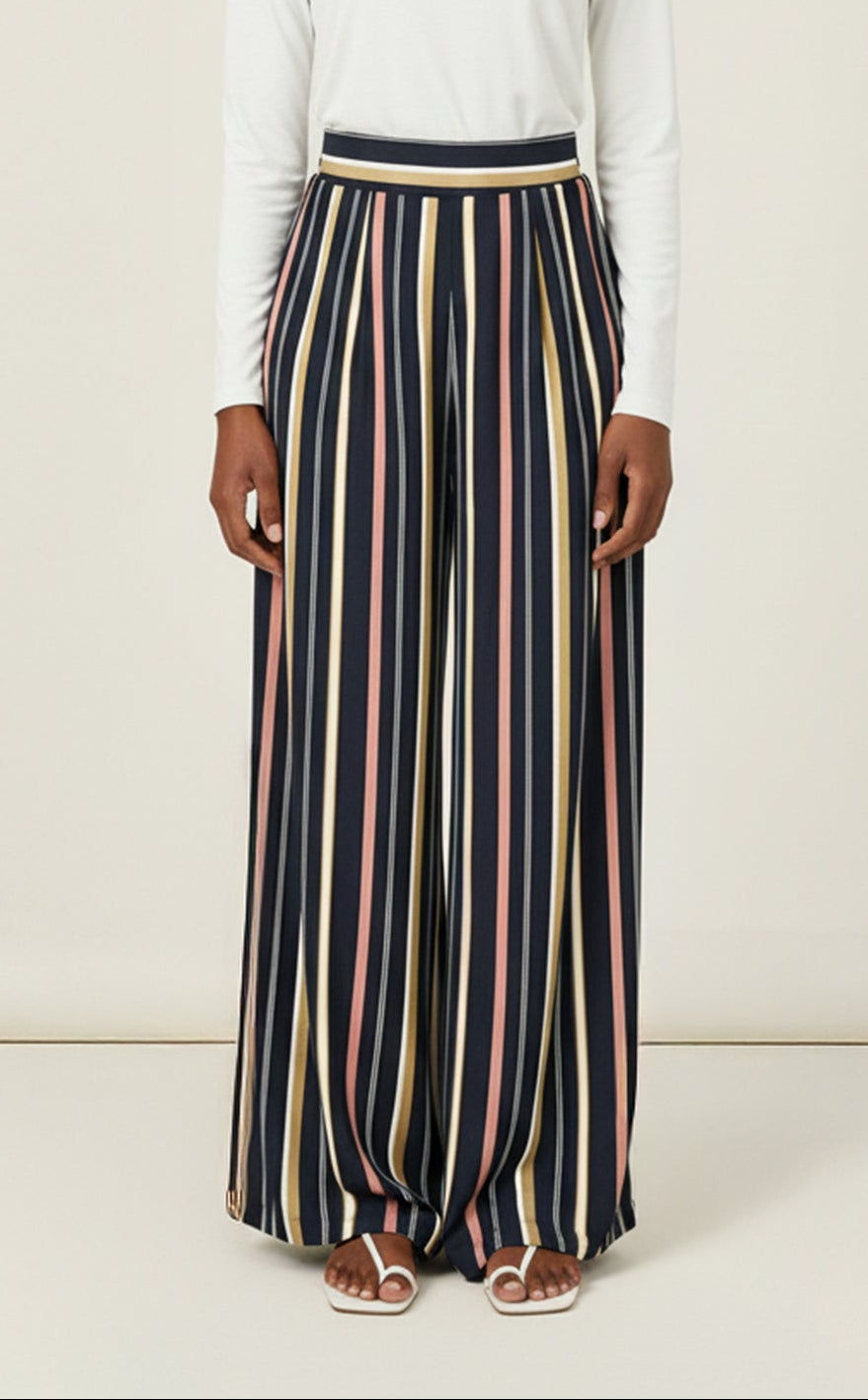 Multi color STRIPE PANTS Kabayare