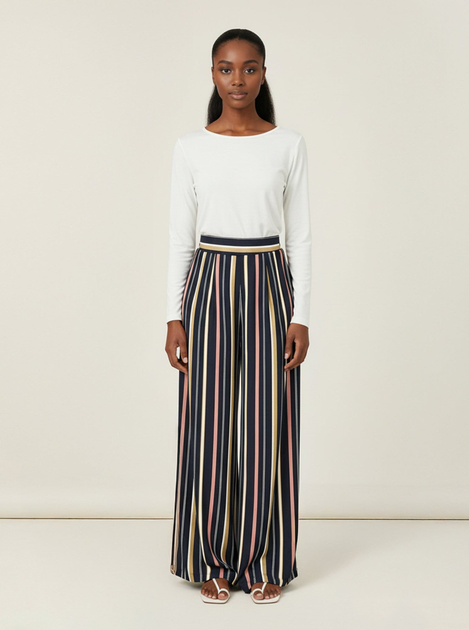Multi color STRIPE PANTS Kabayare