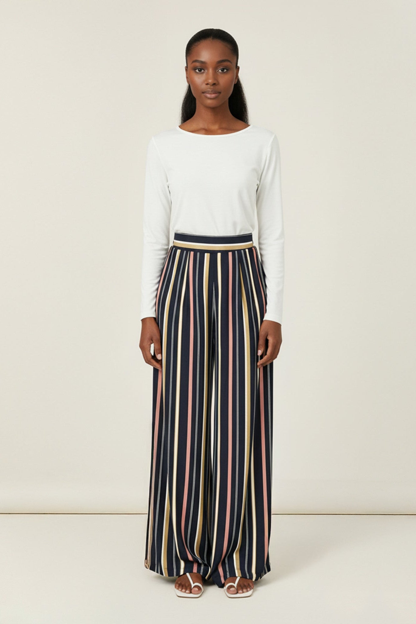 Multi color STRIPE PANTS Kabayare