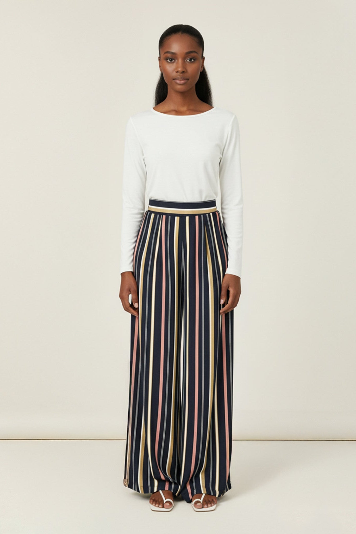 Multi color STRIPE PANTS Kabayare