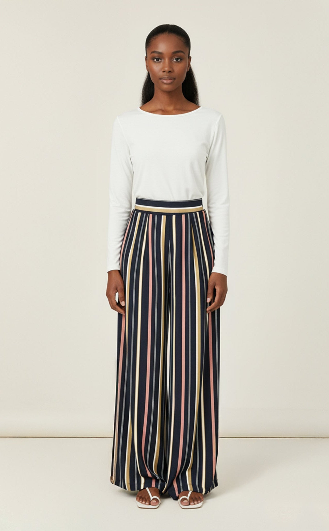 Multi color STRIPE PANTS Kabayare