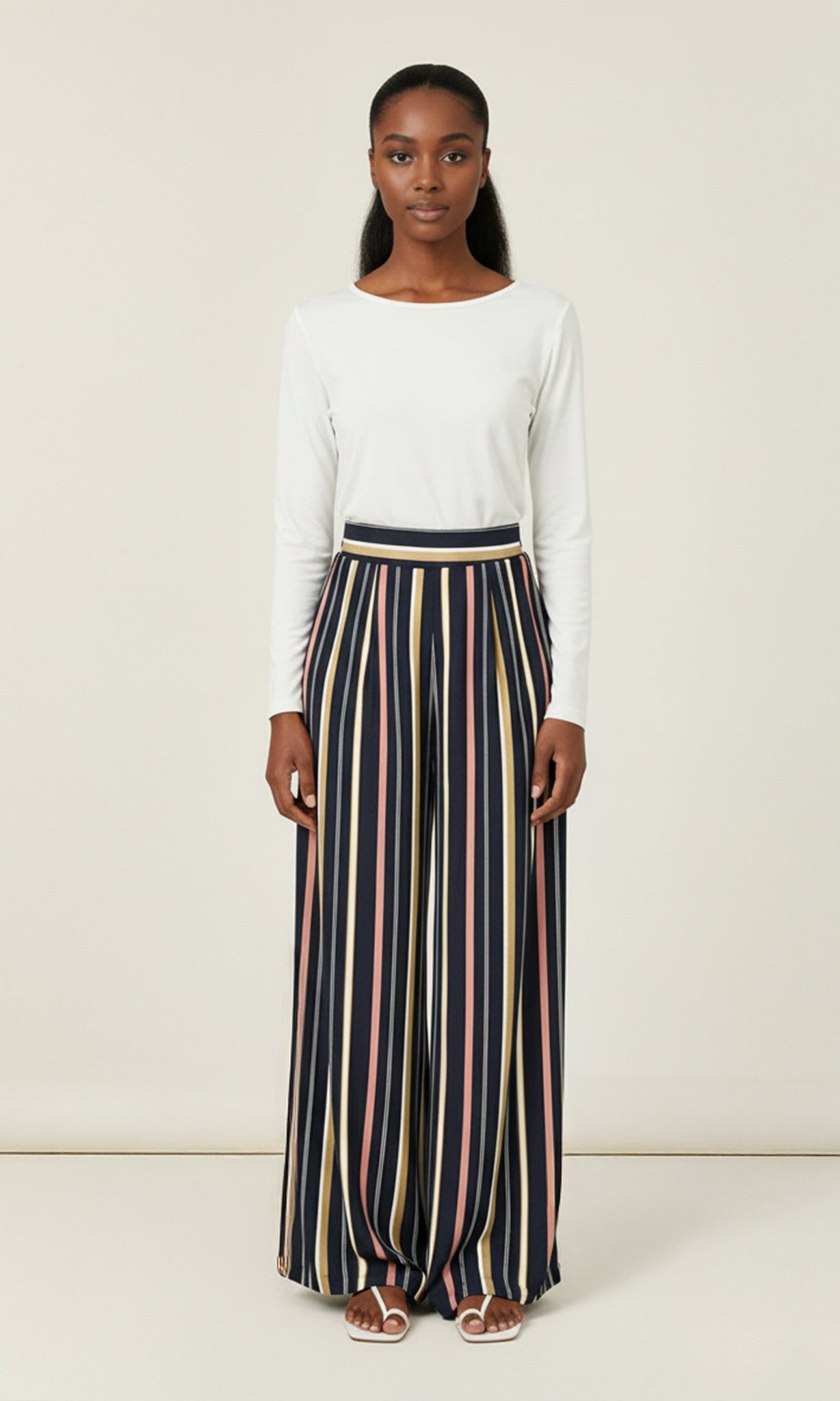 Multi color STRIPE PANTS Kabayare