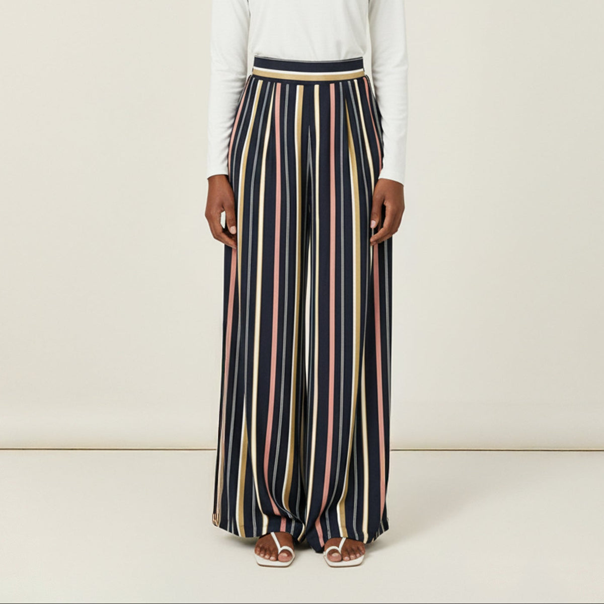 Multi color STRIPE PANTS Kabayare