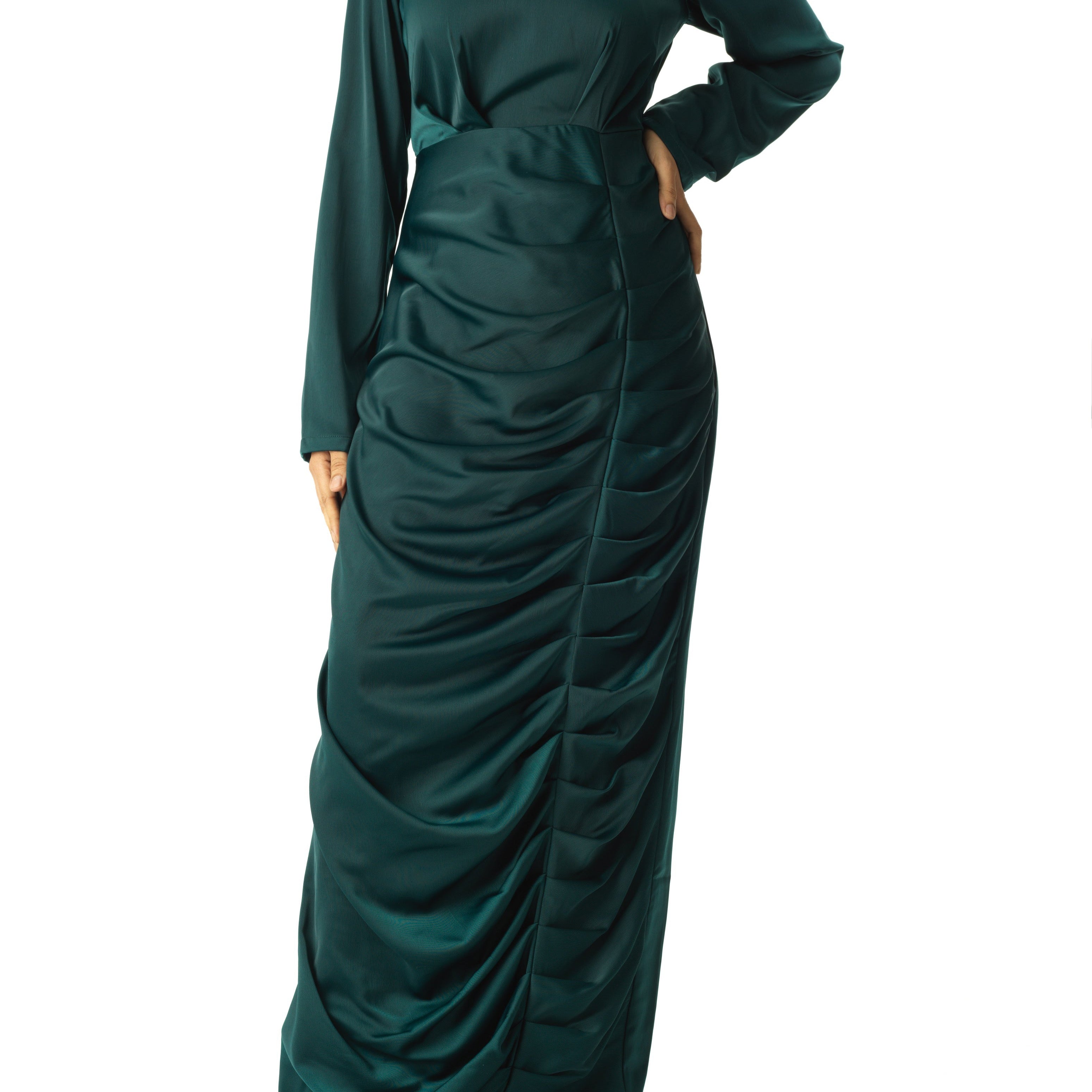 My love for satin maxi dress Kabayare