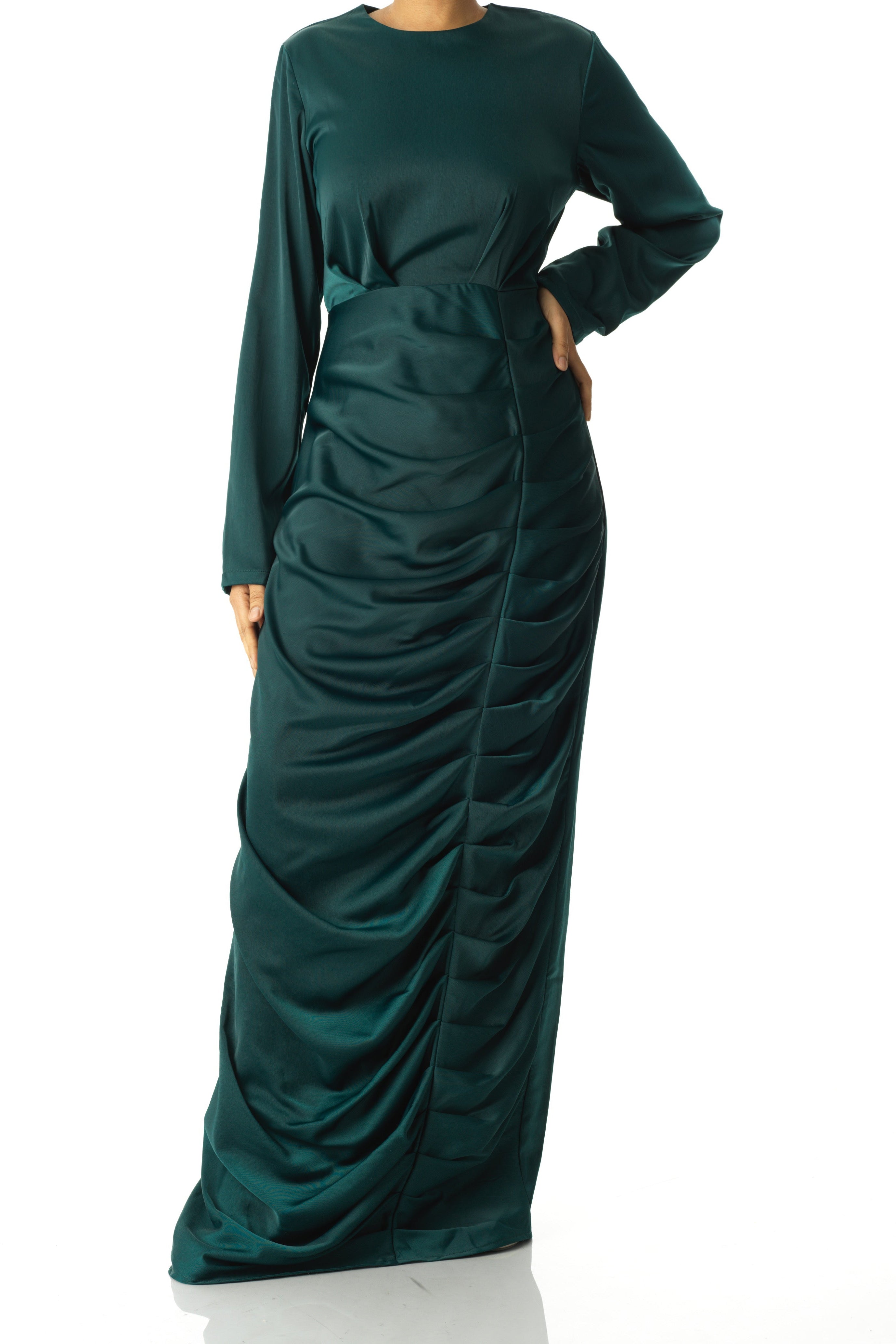 My love for satin maxi dress Kabayare