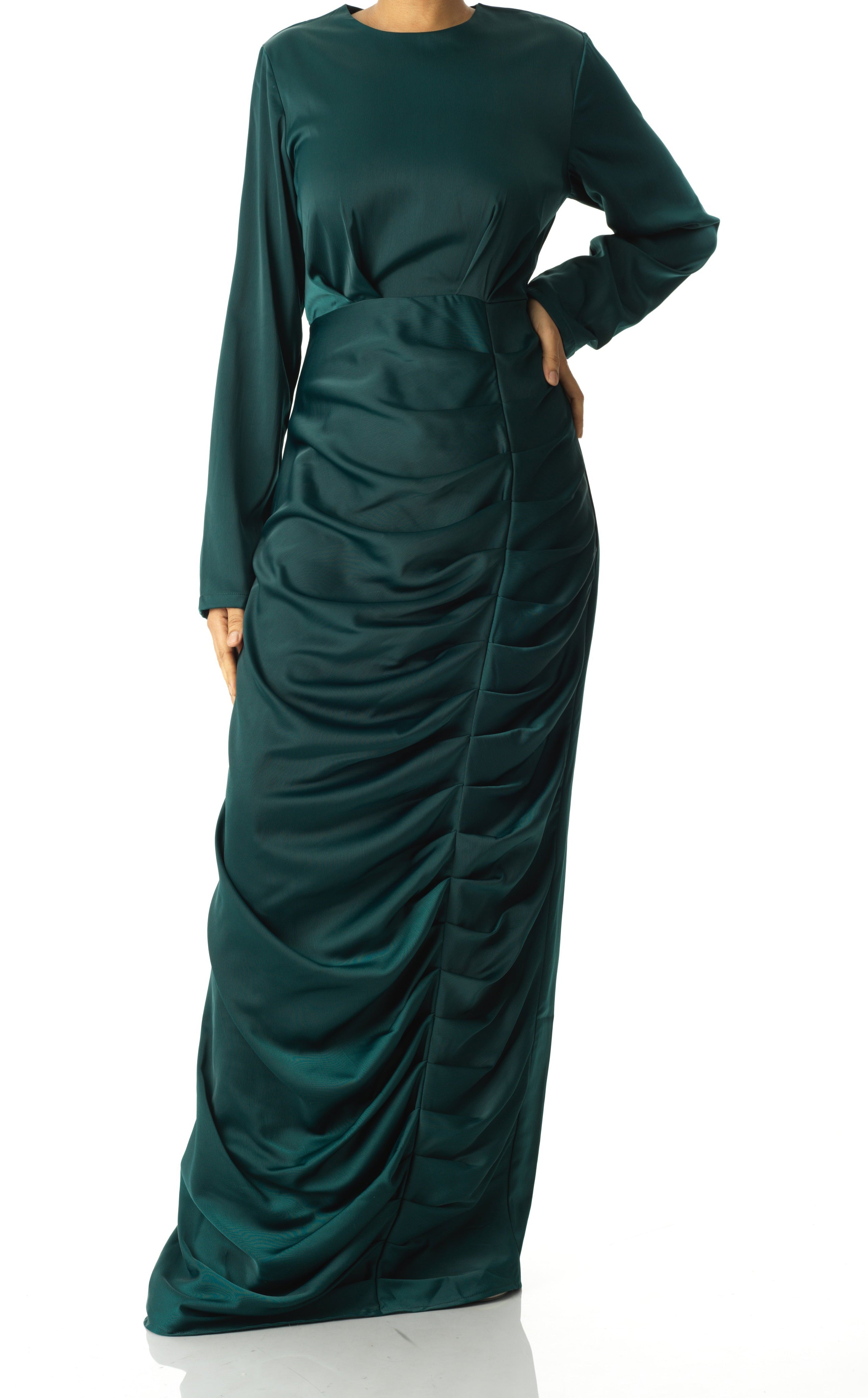 My love for satin maxi dress Kabayare