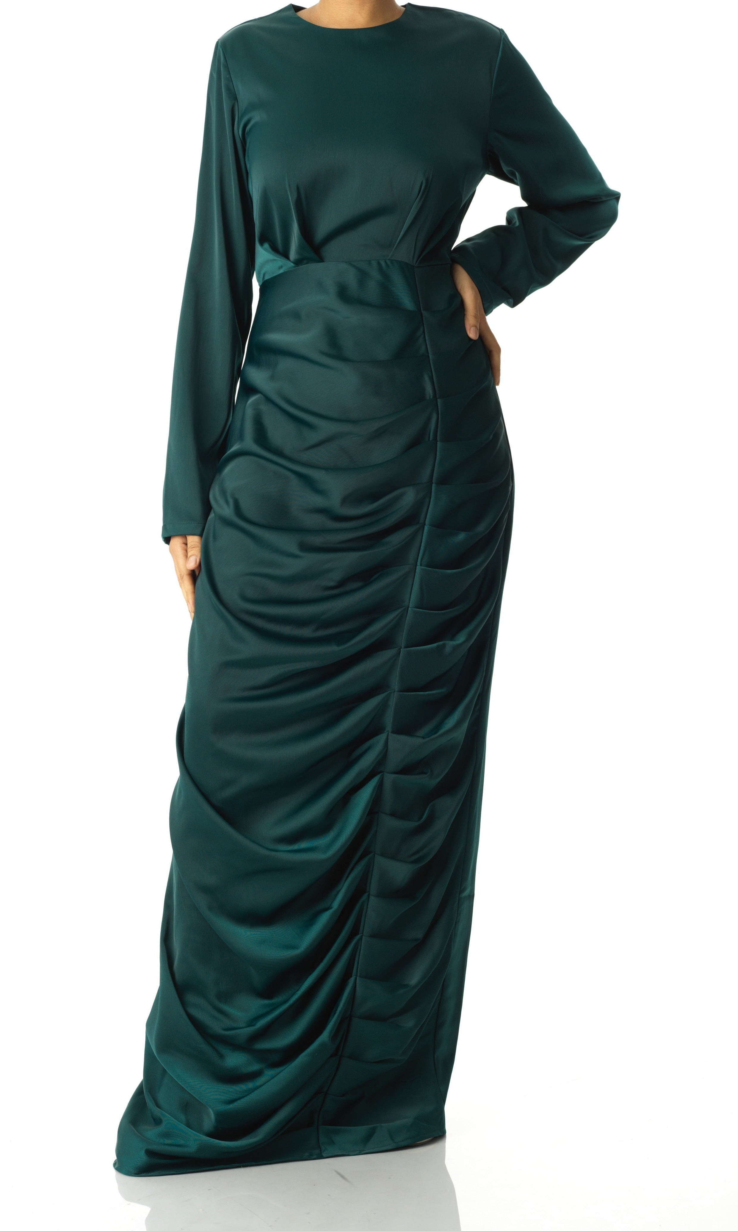 My love for satin maxi dress Kabayare
