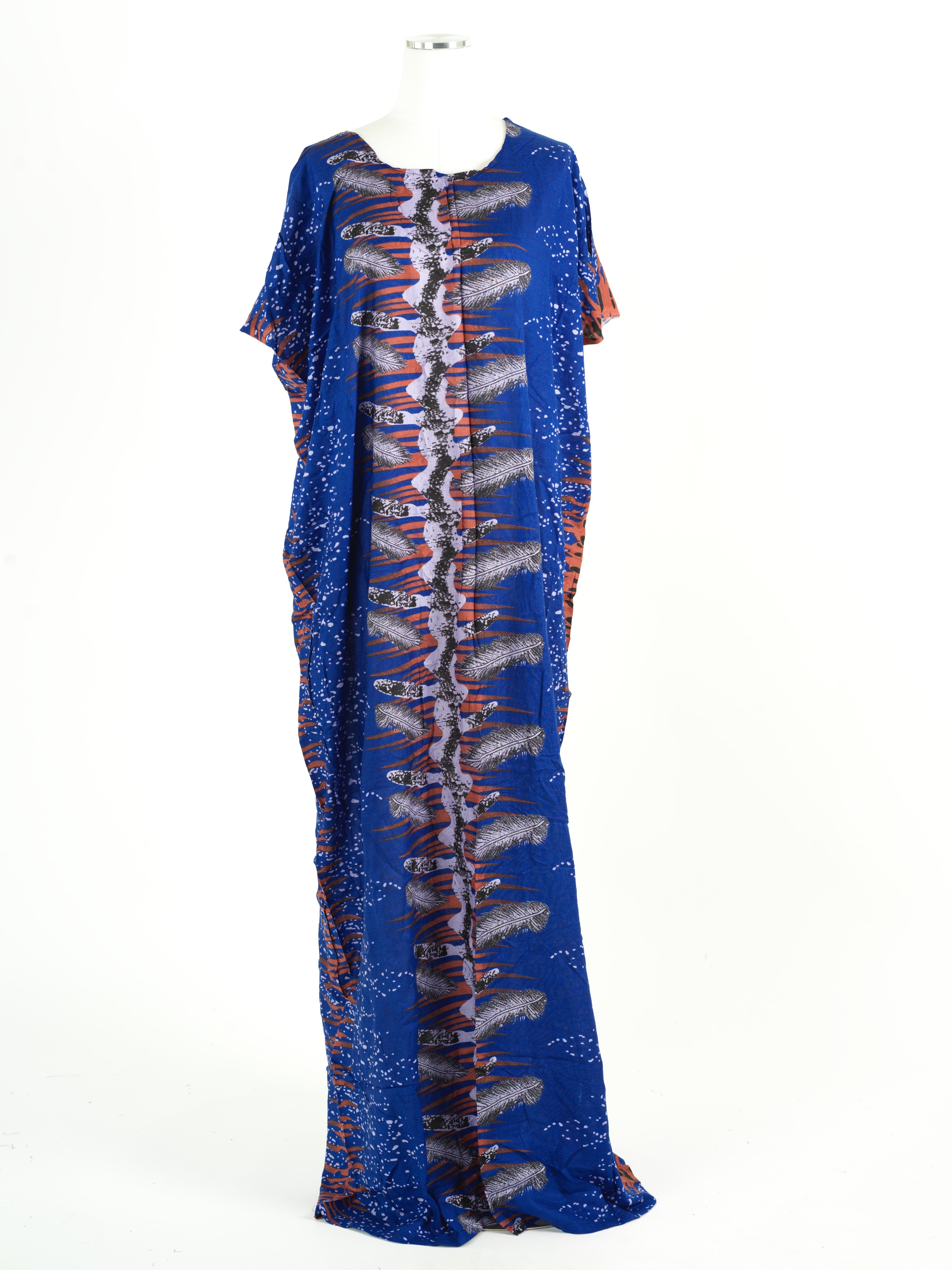 Nadia print bati dress Kabayare