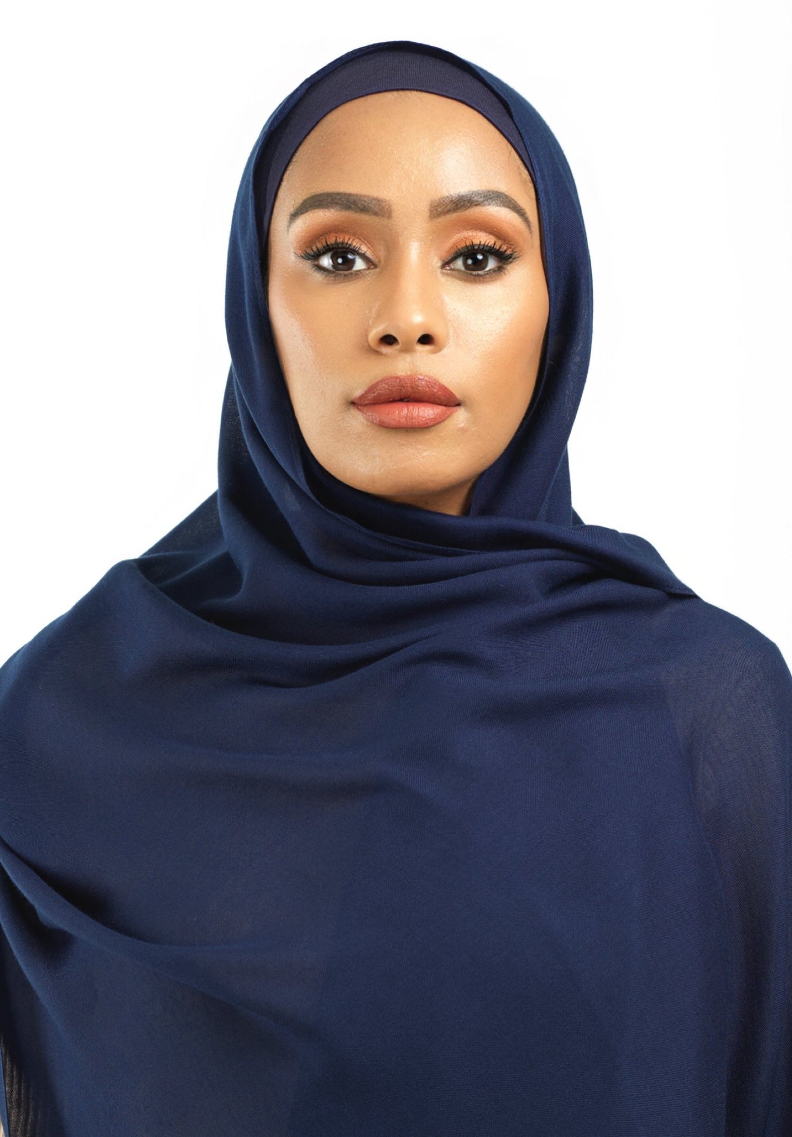 Navy Blue Modal hijab Kabayare