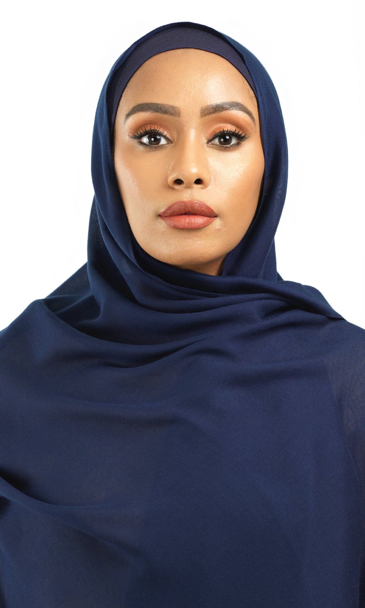 Navy Blue Modal hijab Kabayare