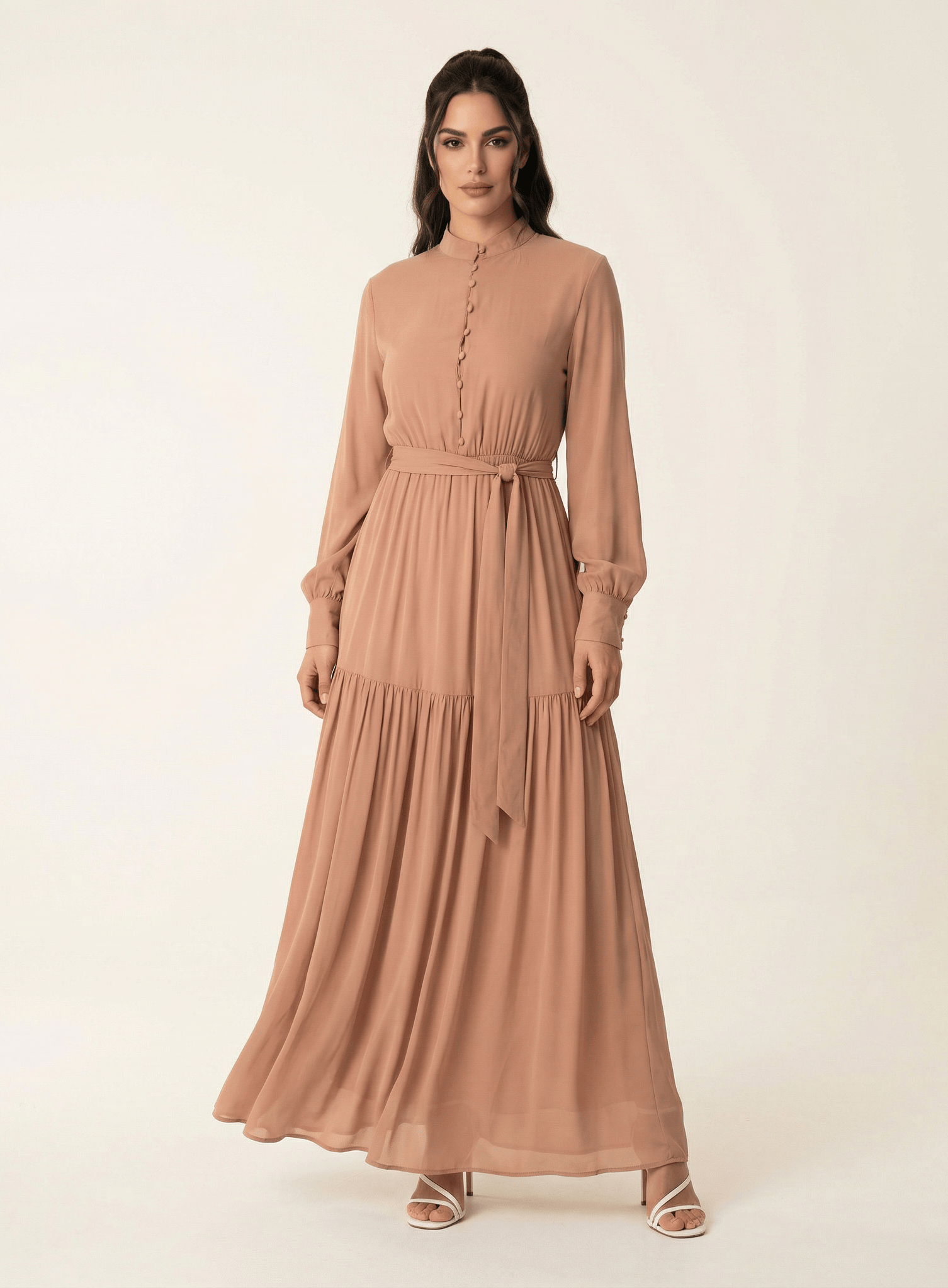 New dress in town long sleeve maxi Kabayare