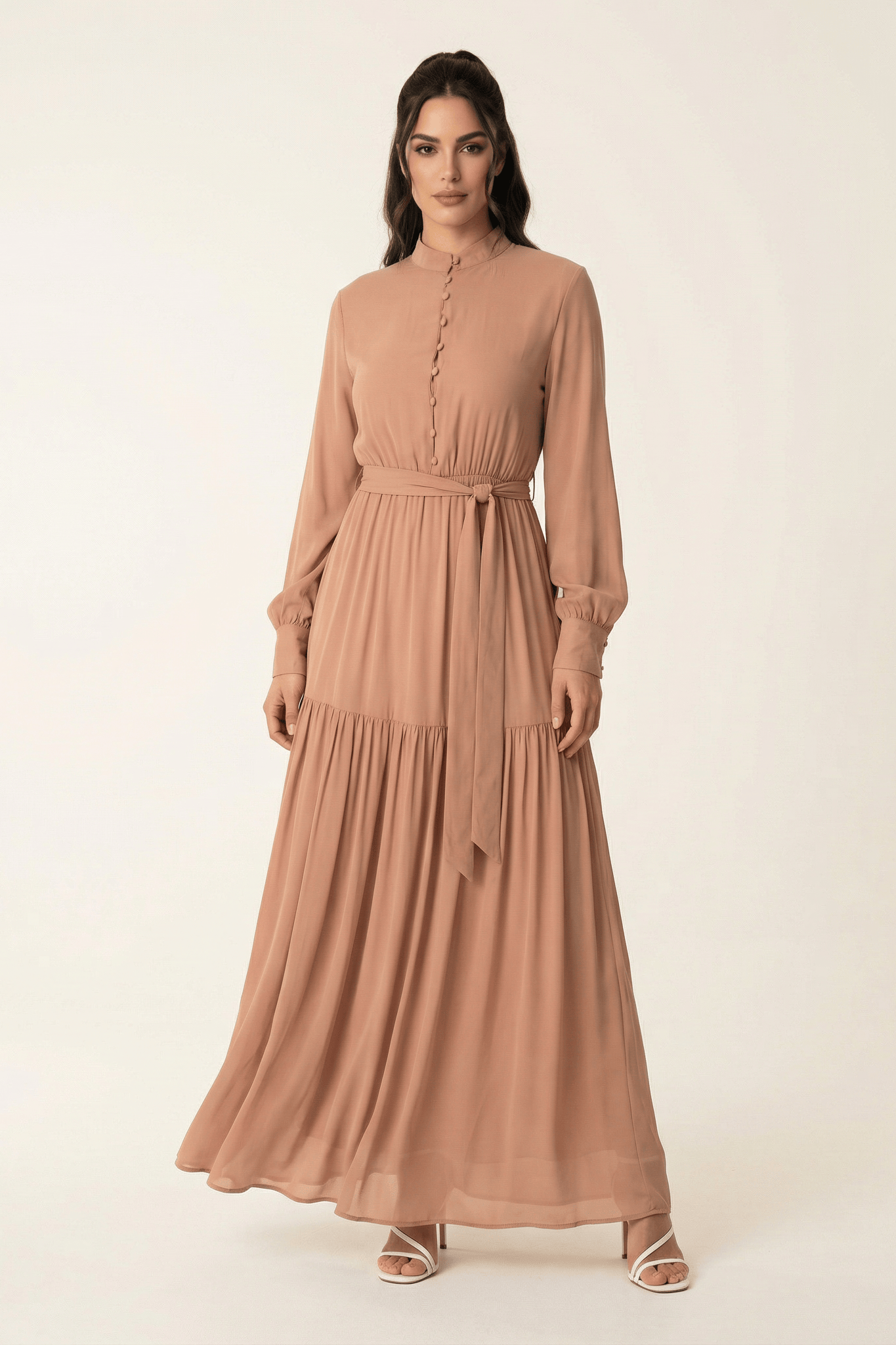 New dress in town long sleeve maxi Kabayare