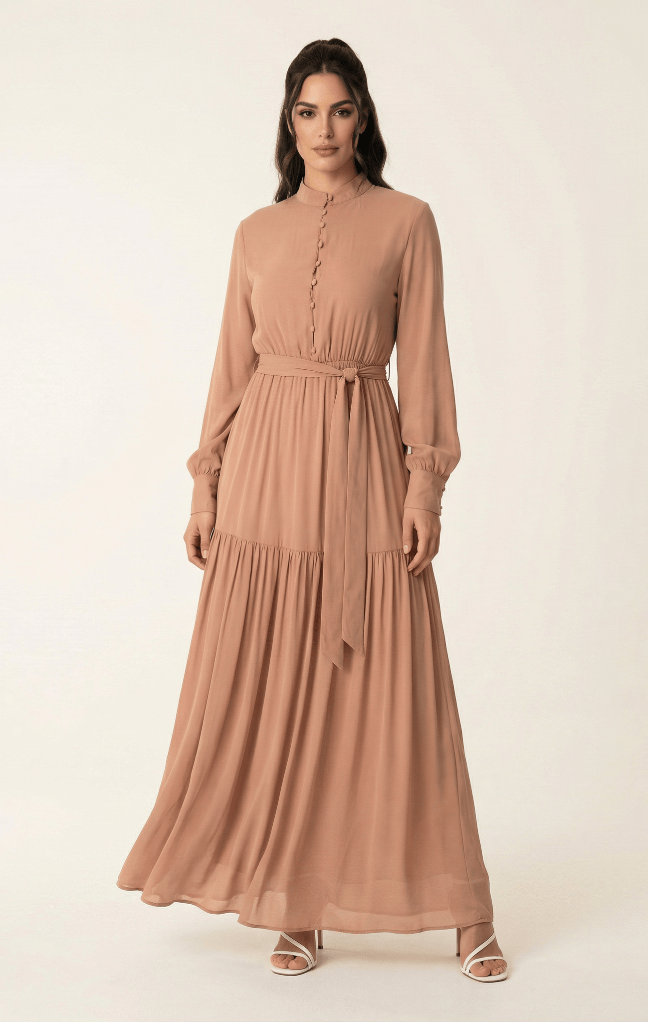 New dress in town long sleeve maxi Kabayare