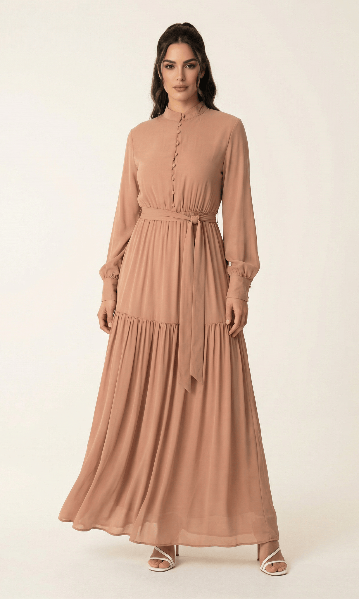 New dress in town long sleeve maxi Kabayare