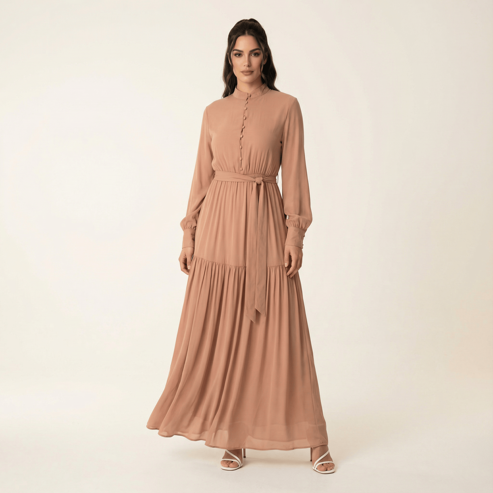 New dress in town long sleeve maxi Kabayare