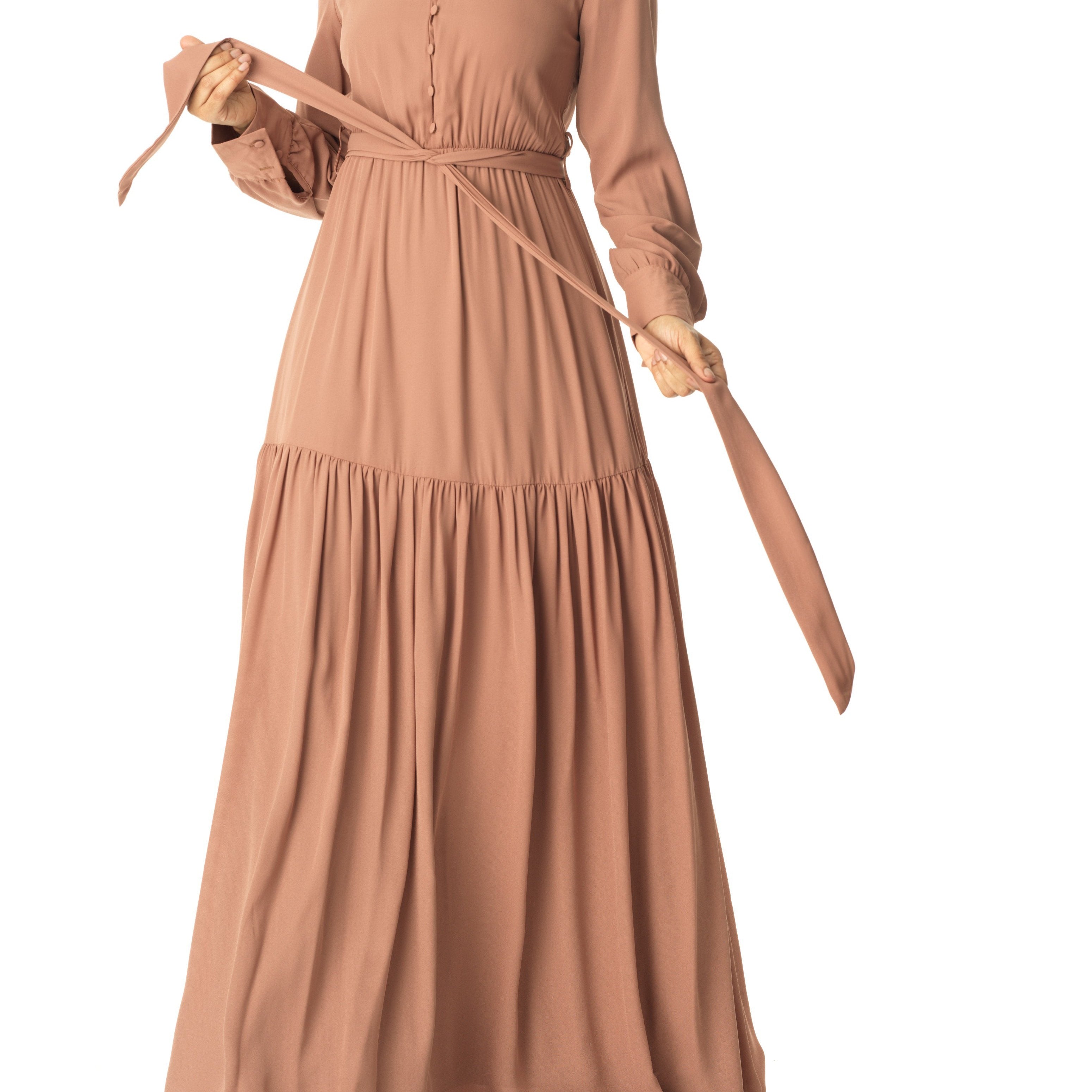 New dress in town long sleeve maxi Kabayare