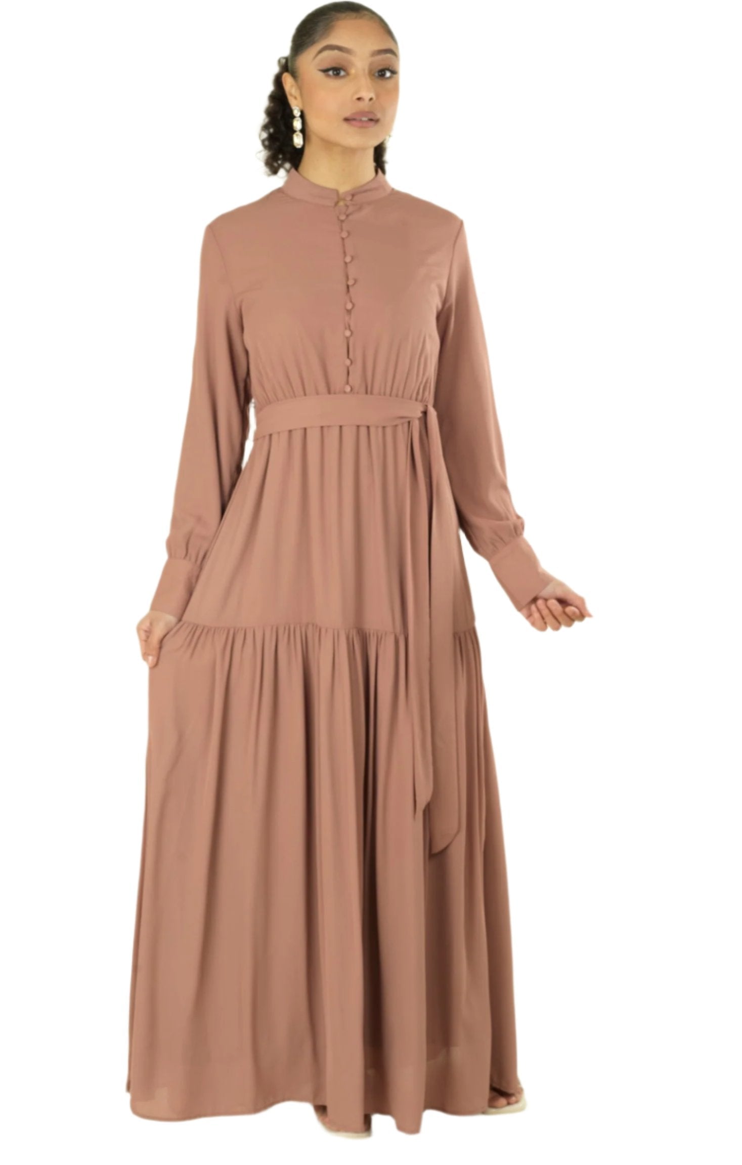 New dress in town long sleeve maxi Kabayare