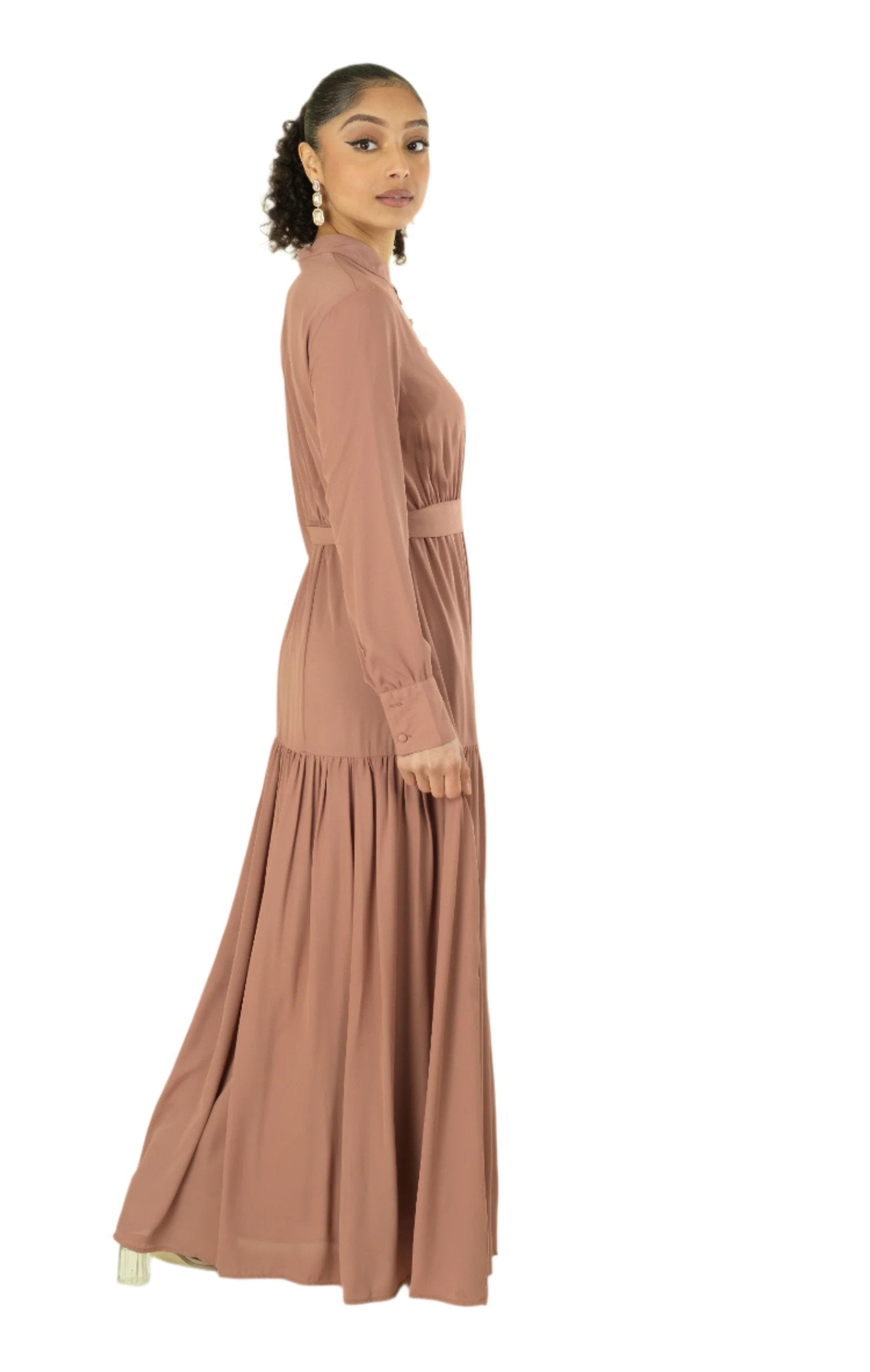 New dress in town long sleeve maxi Kabayare