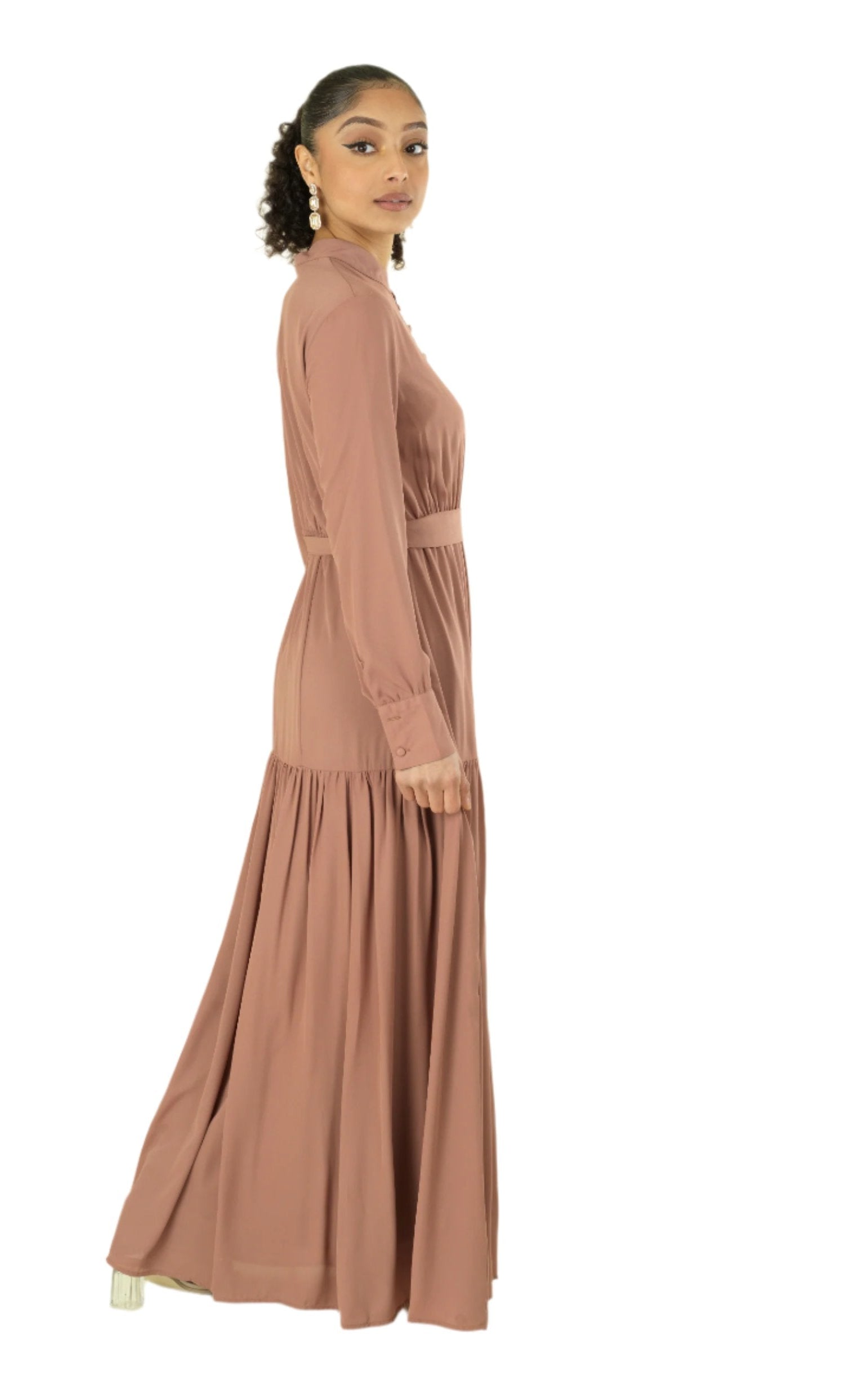 New dress in town long sleeve maxi Kabayare
