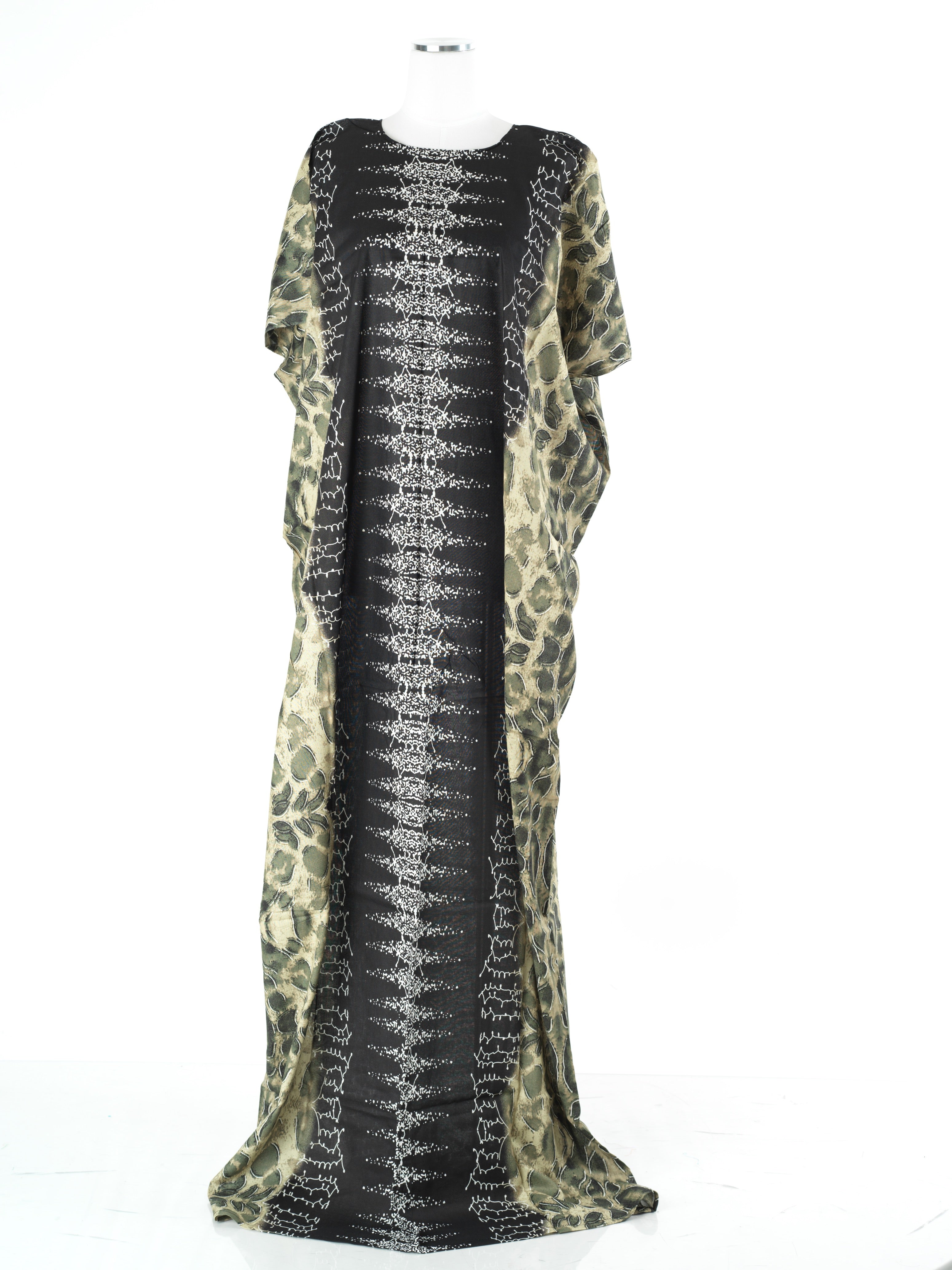 Olive Aztec Bati Dress